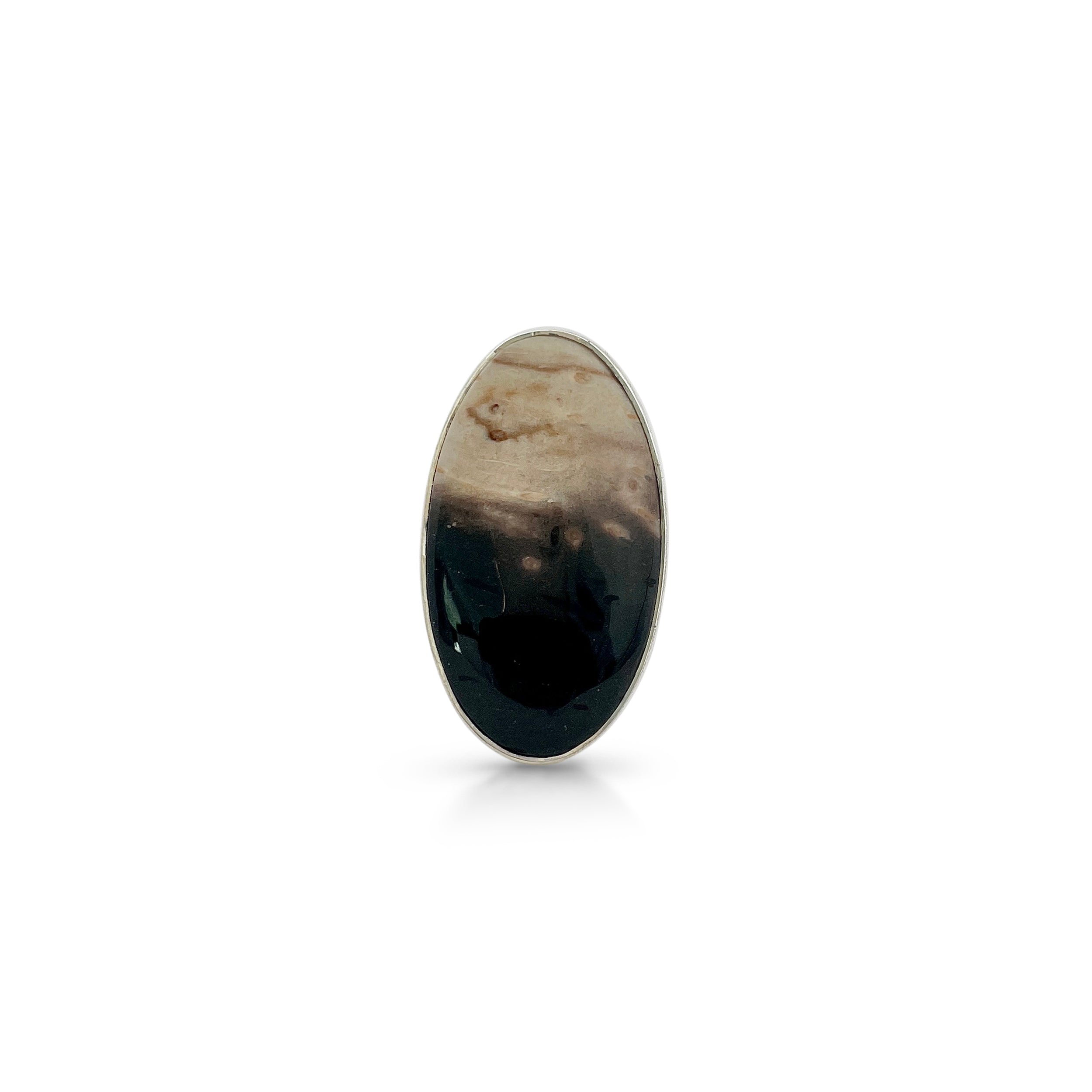 Plumroot Agate Ring-(PTJ-2-4)