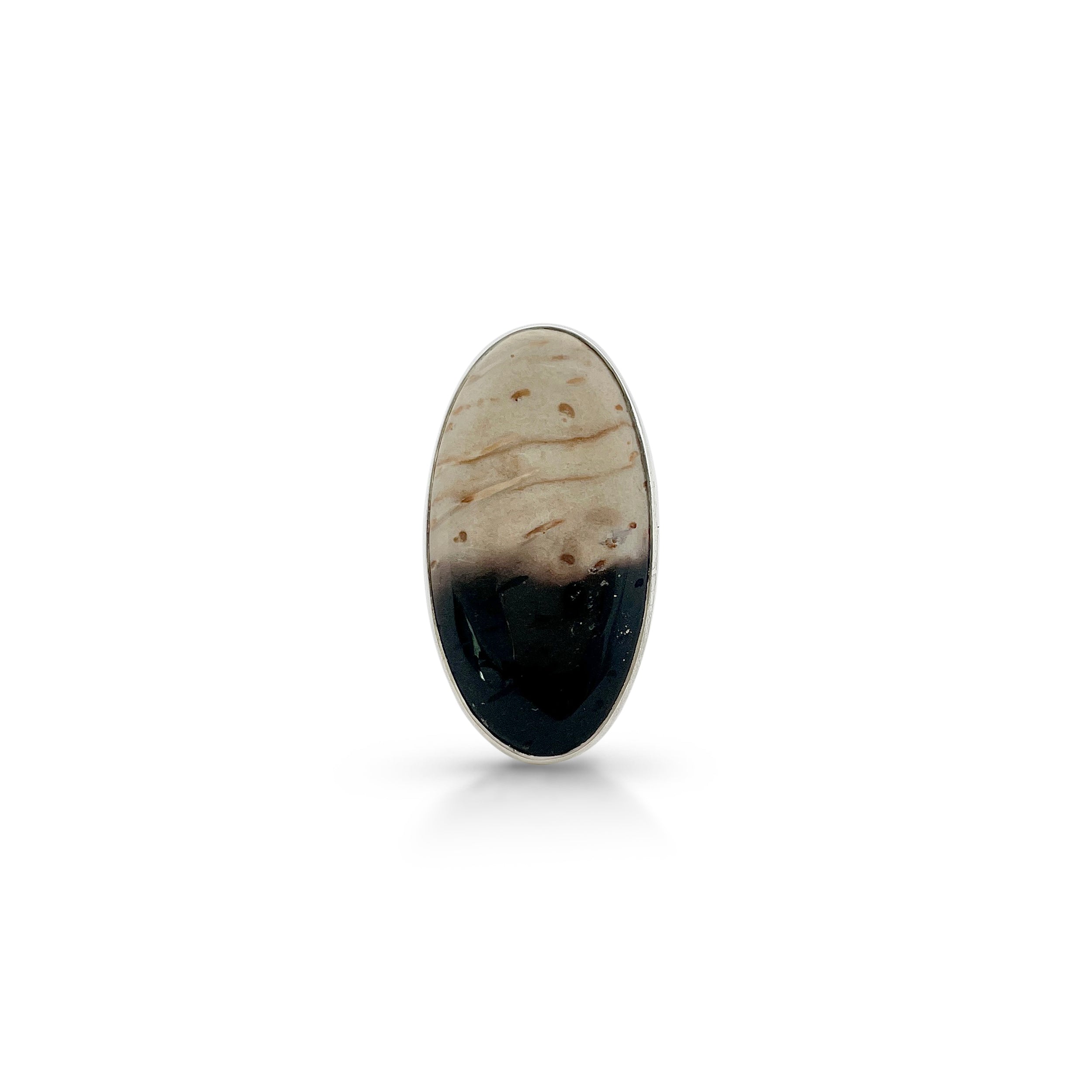 Plumroot Agate Ring-(PTJ-2-5)