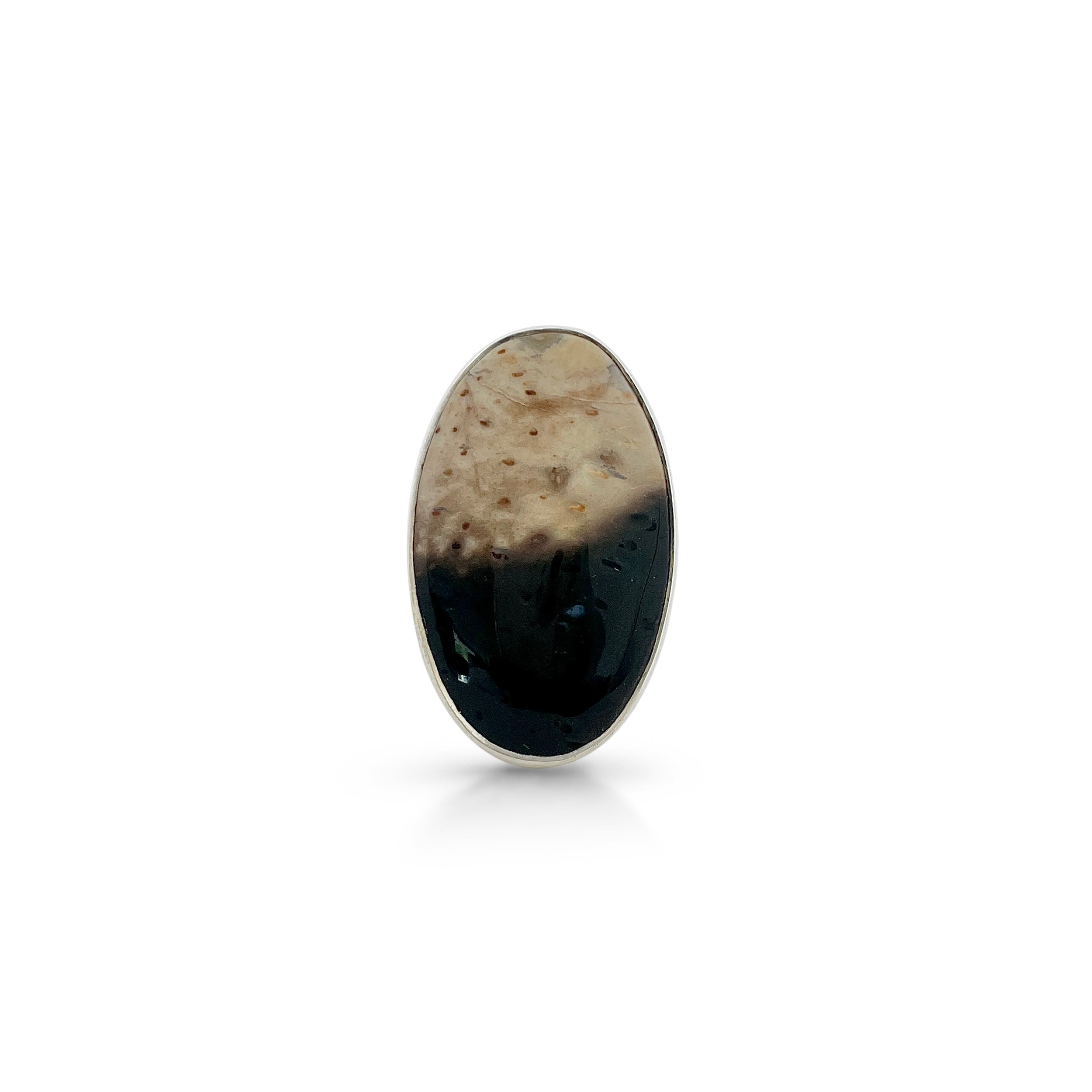 Plumroot Agate Ring-(PTJ-2-9)