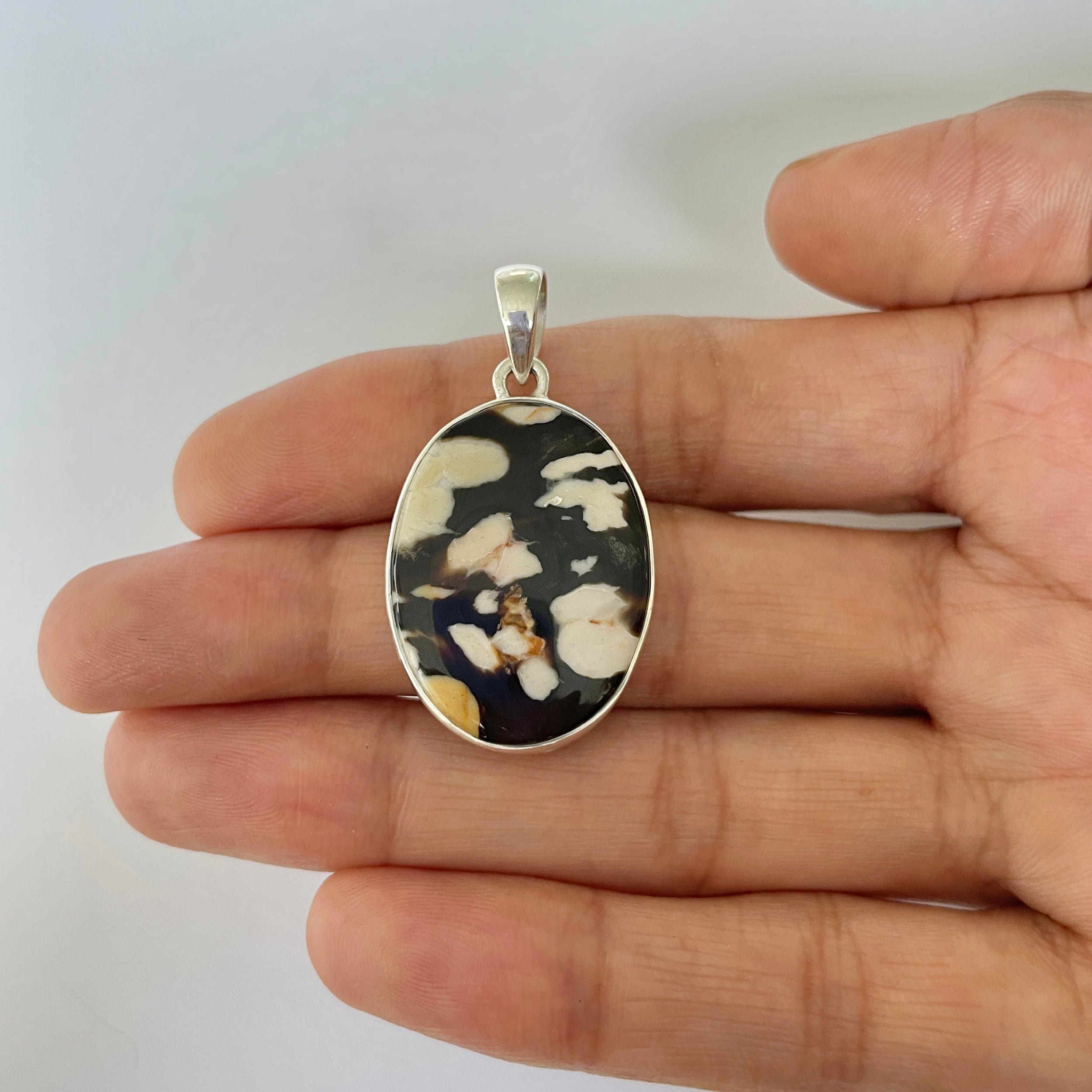 Peanutwood Jasper Pendant-(PWJ-1-13)