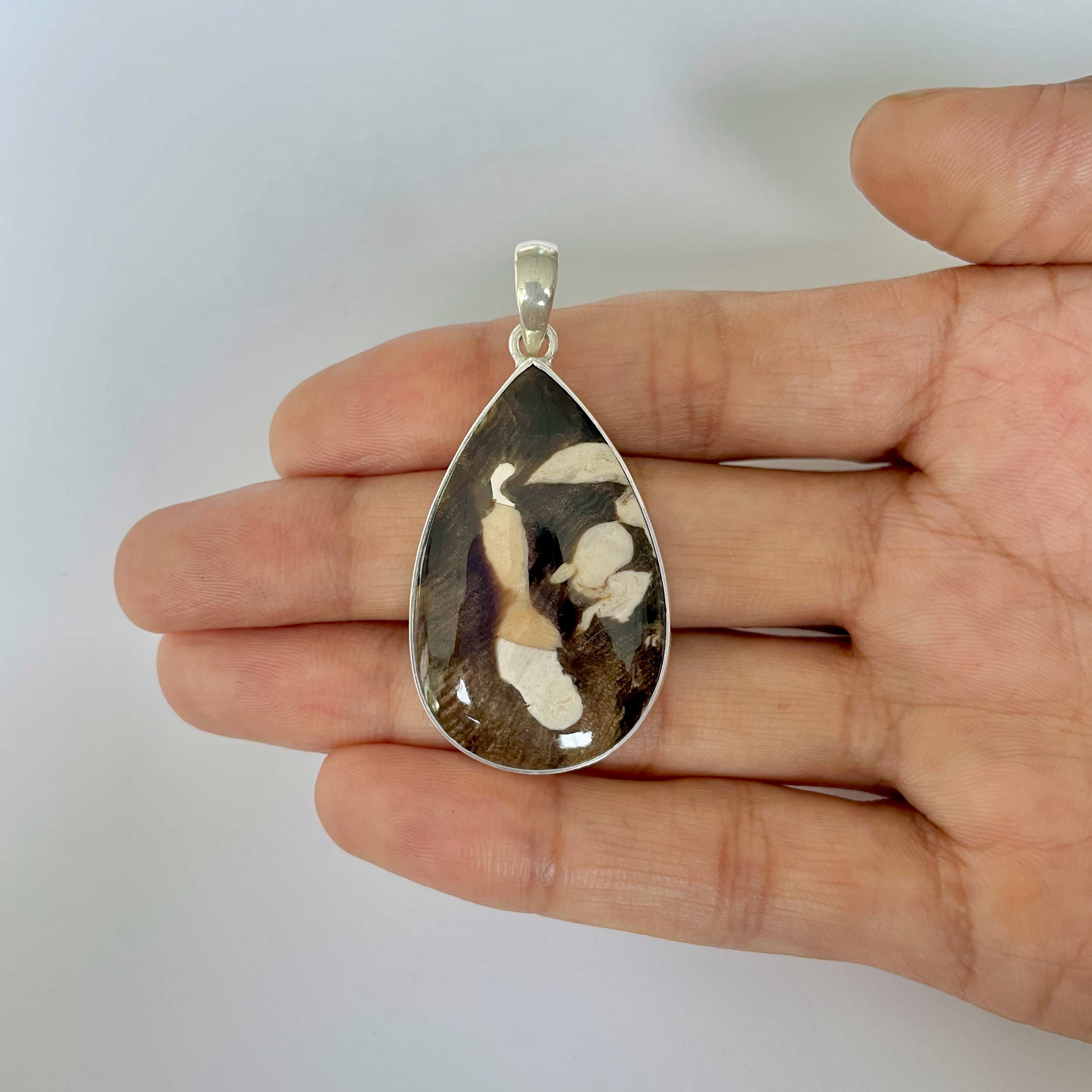 Peanutwood Jasper Pendant-(PWJ-1-14)