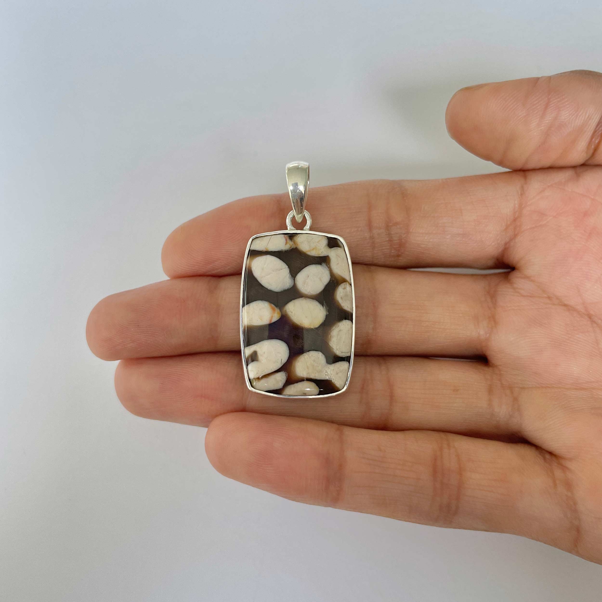 Peanutwood Jasper Pendant-(PWJ-1-15)