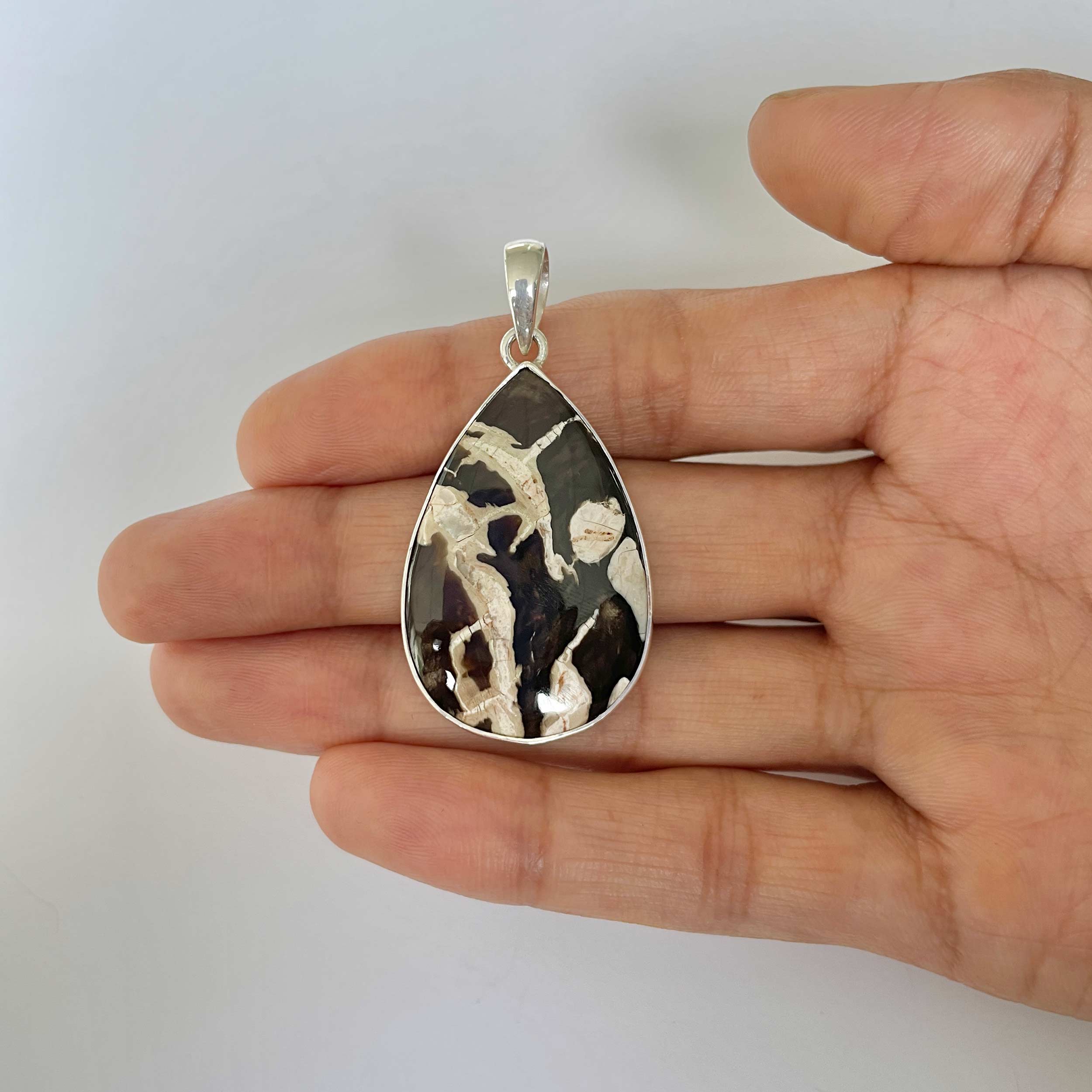 Peanutwood Jasper Pendant-(PWJ-1-17)