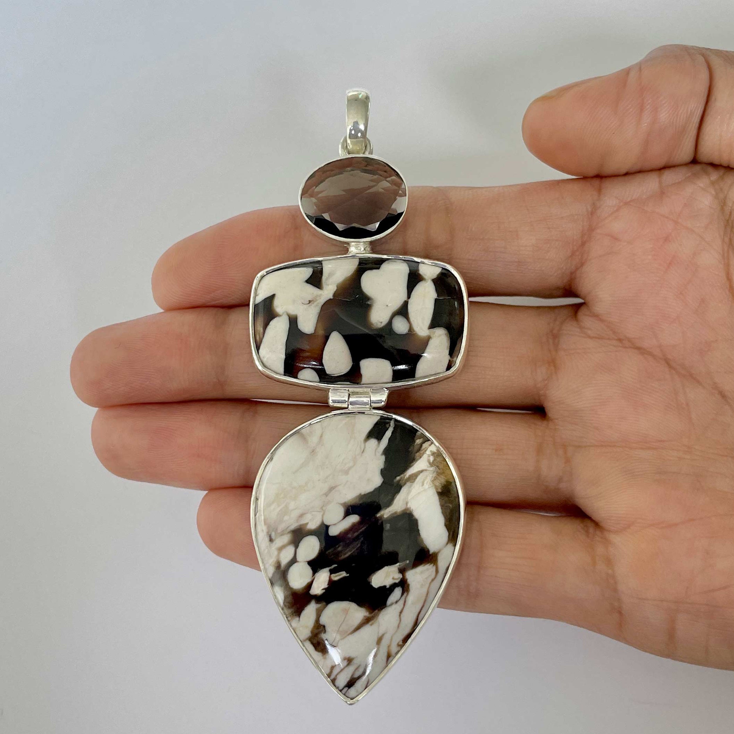 Peanutwood Jasper Pendant-(PWJ-1-21)