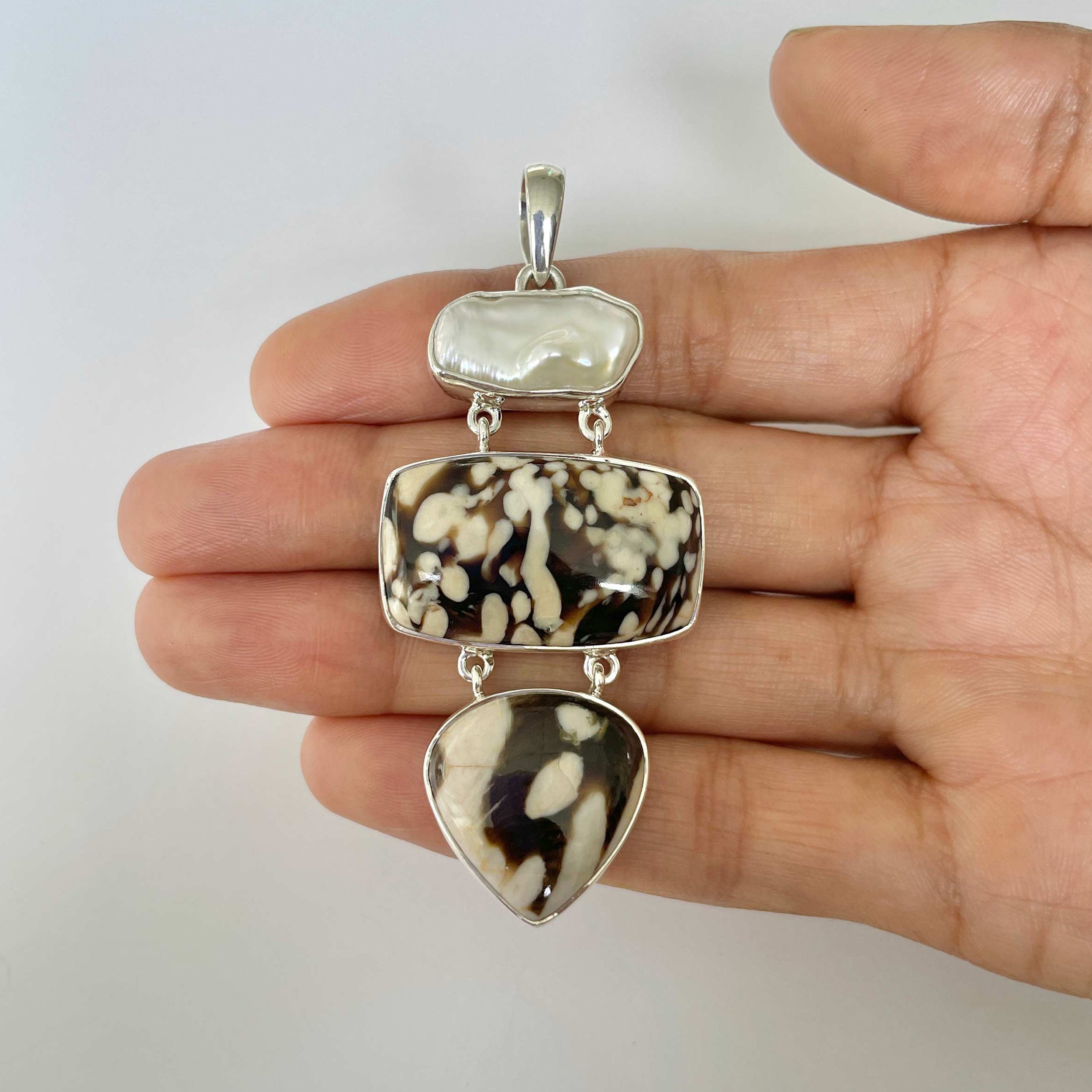 Peanutwood Jasper Pendant-(PWJ-1-25)