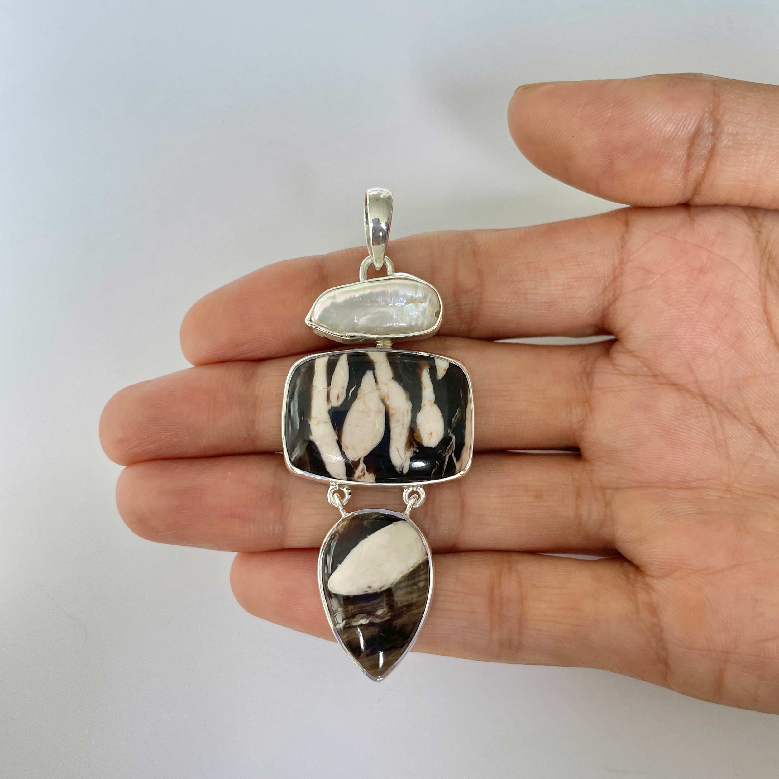 Peanutwood Jasper Pendant-(PWJ-1-27)