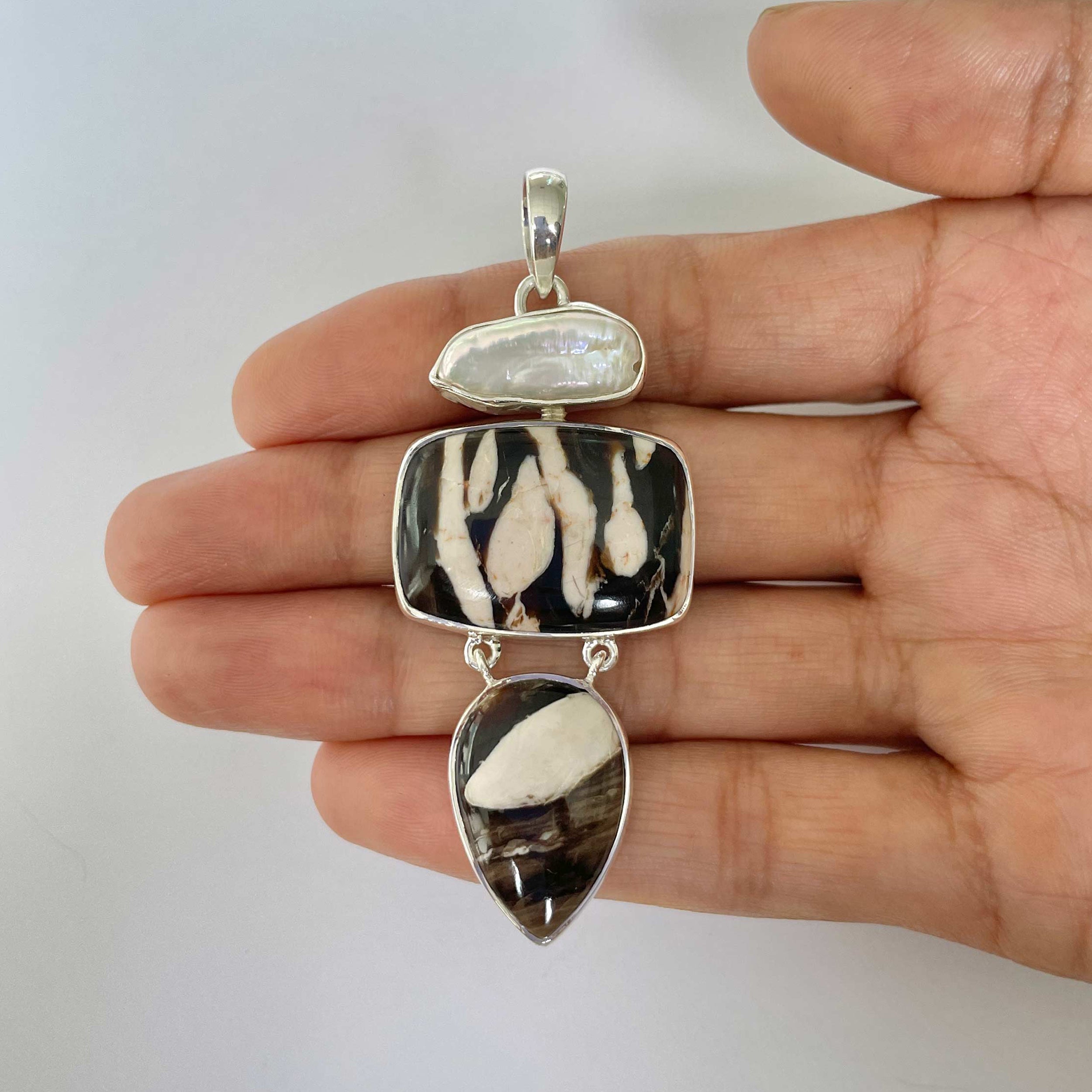 Peanutwood Jasper Pendant-(PWJ-1-27)