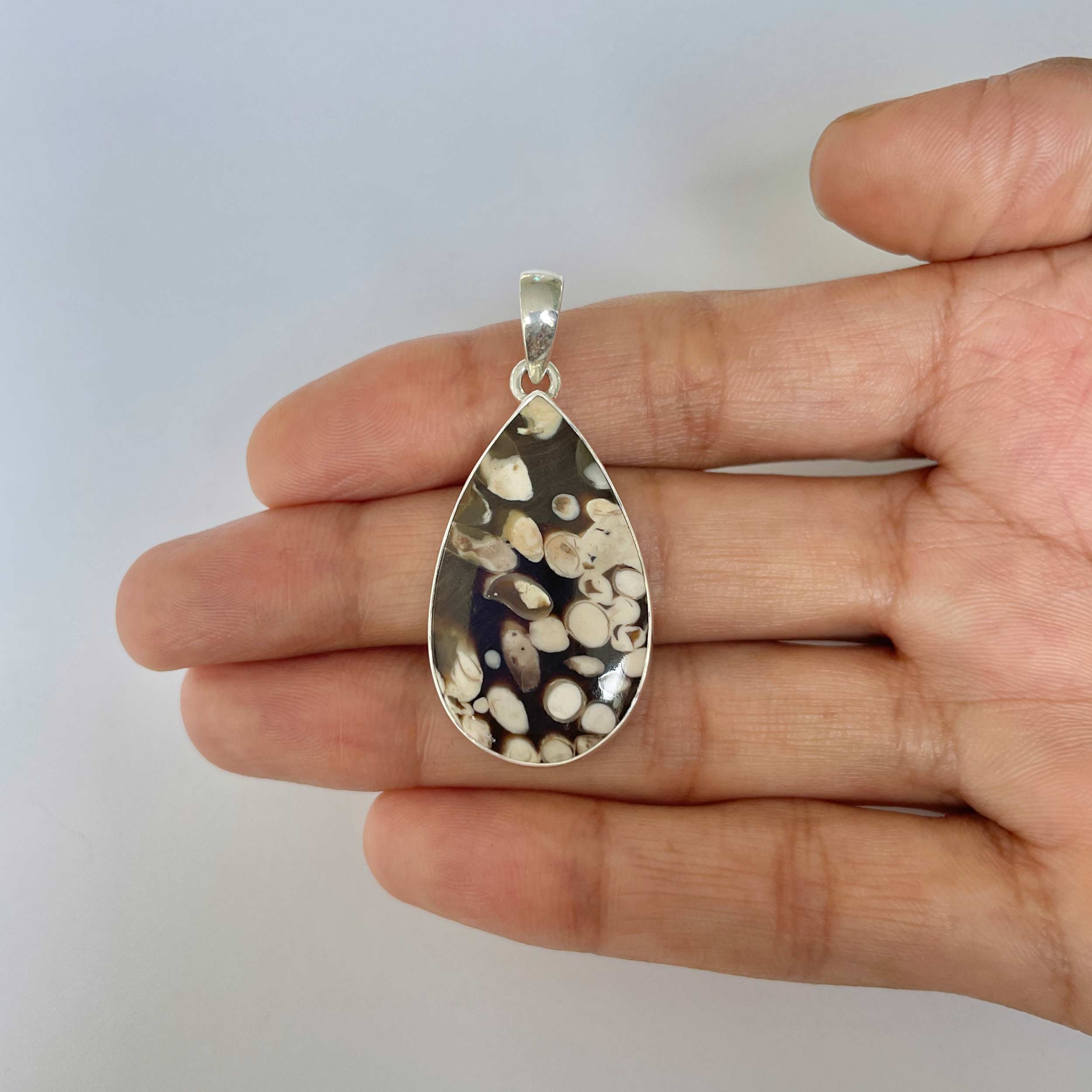 Peanutwood Jasper Pendant-(PWJ-1-6)