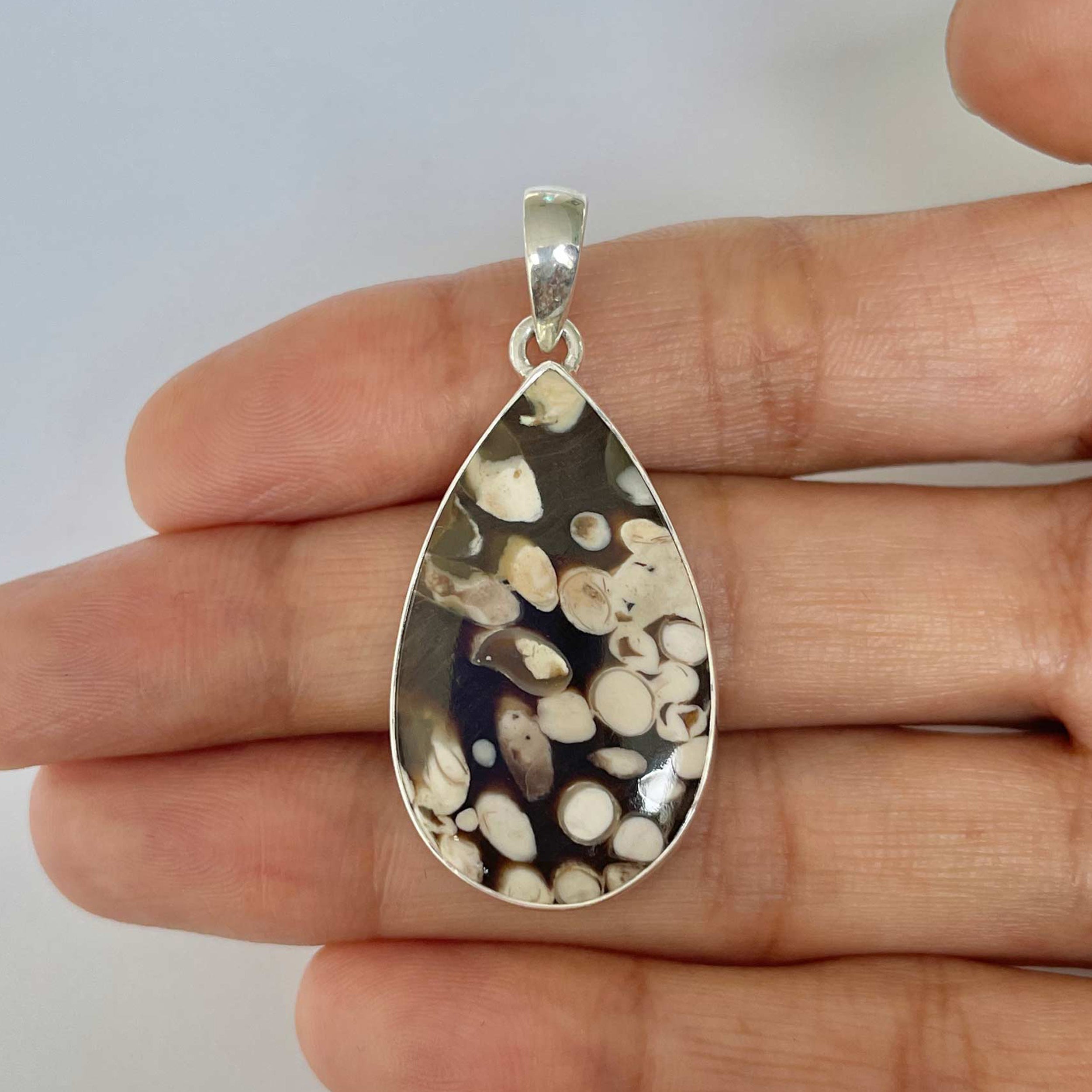 Peanutwood Jasper Pendant-(PWJ-1-6)