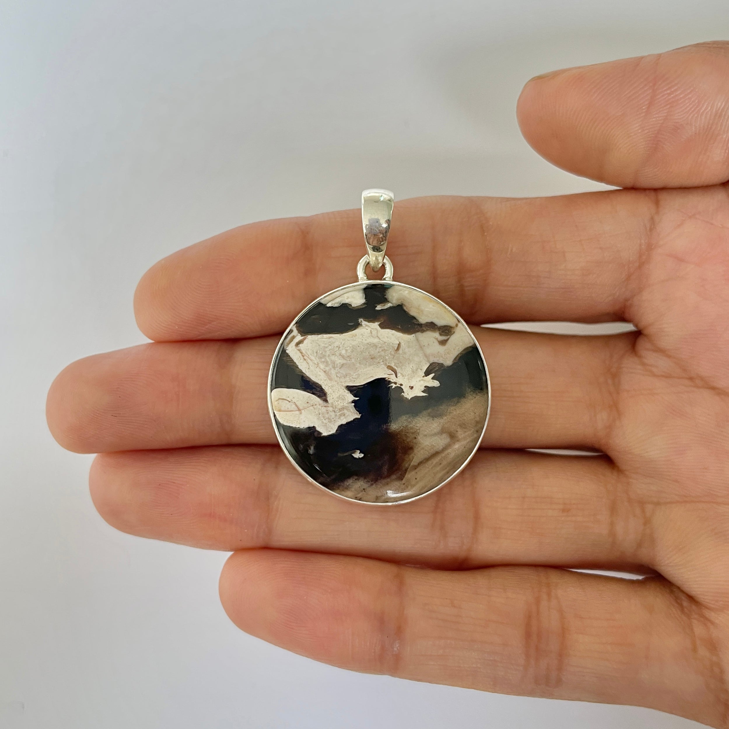 Peanutwood Jasper Pendant-(PWJ-1-8)
