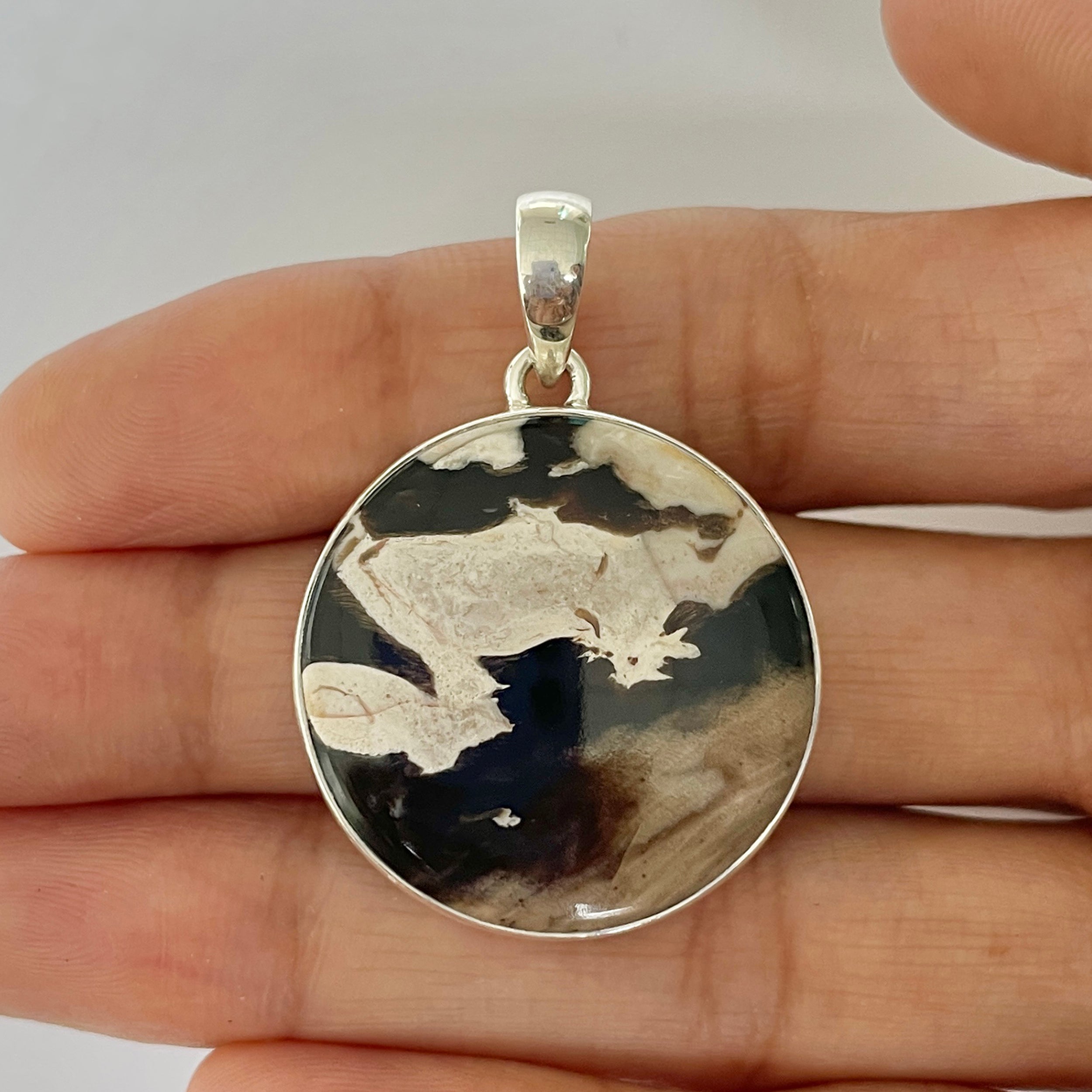 Peanutwood Jasper Pendant-(PWJ-1-8)