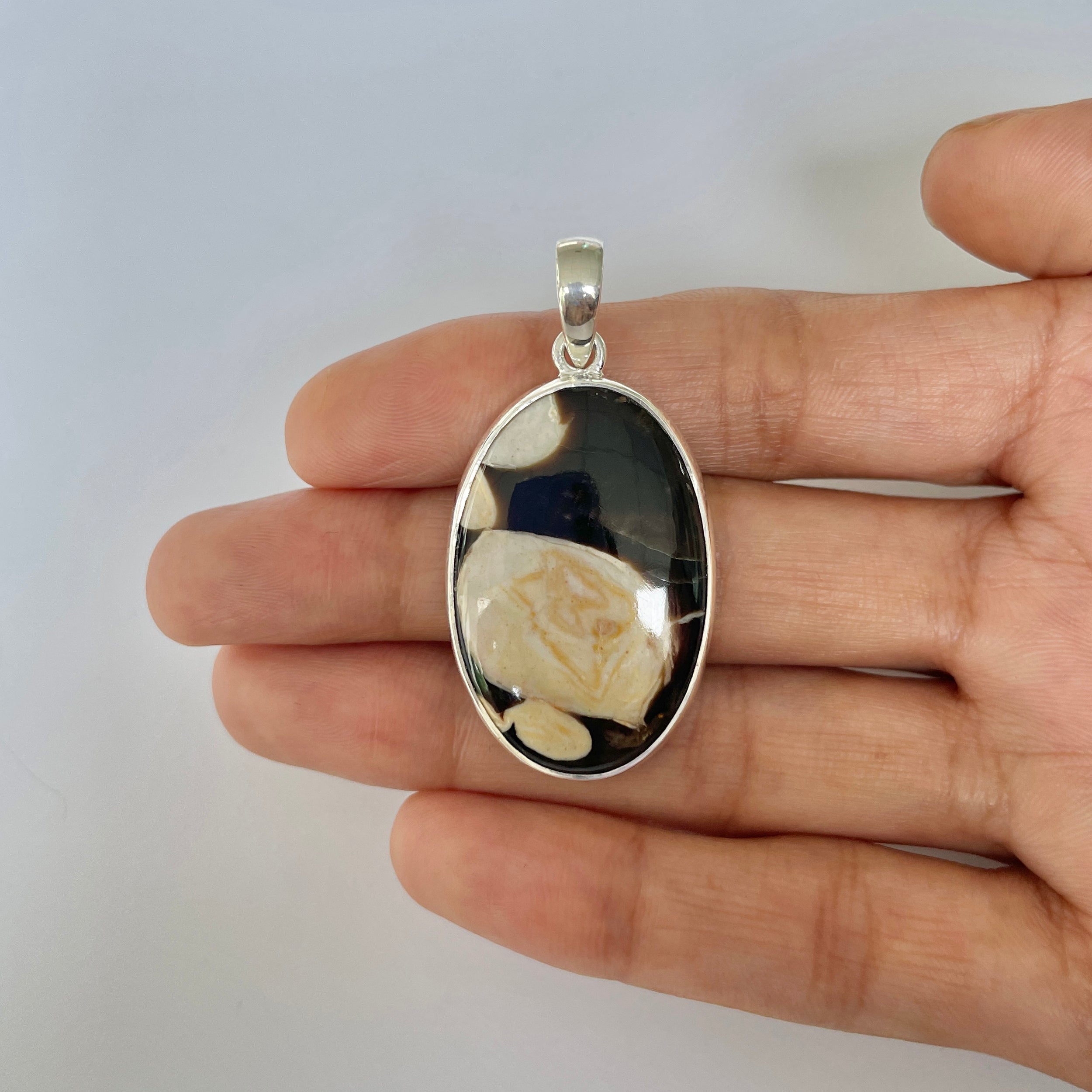 Peanutwood Jasper Pendant-(PWJ-1-9)