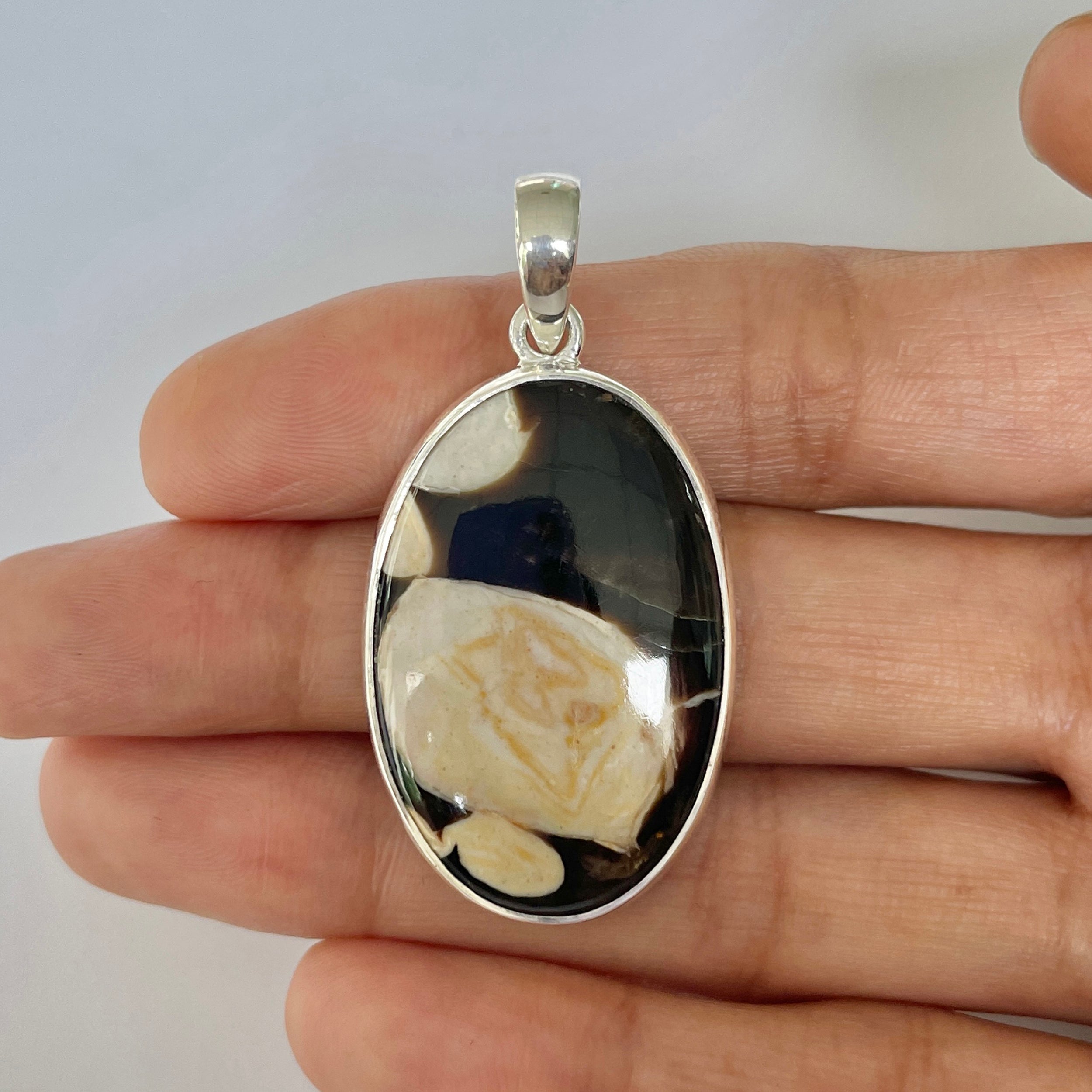 Peanutwood Jasper Pendant-(PWJ-1-9)