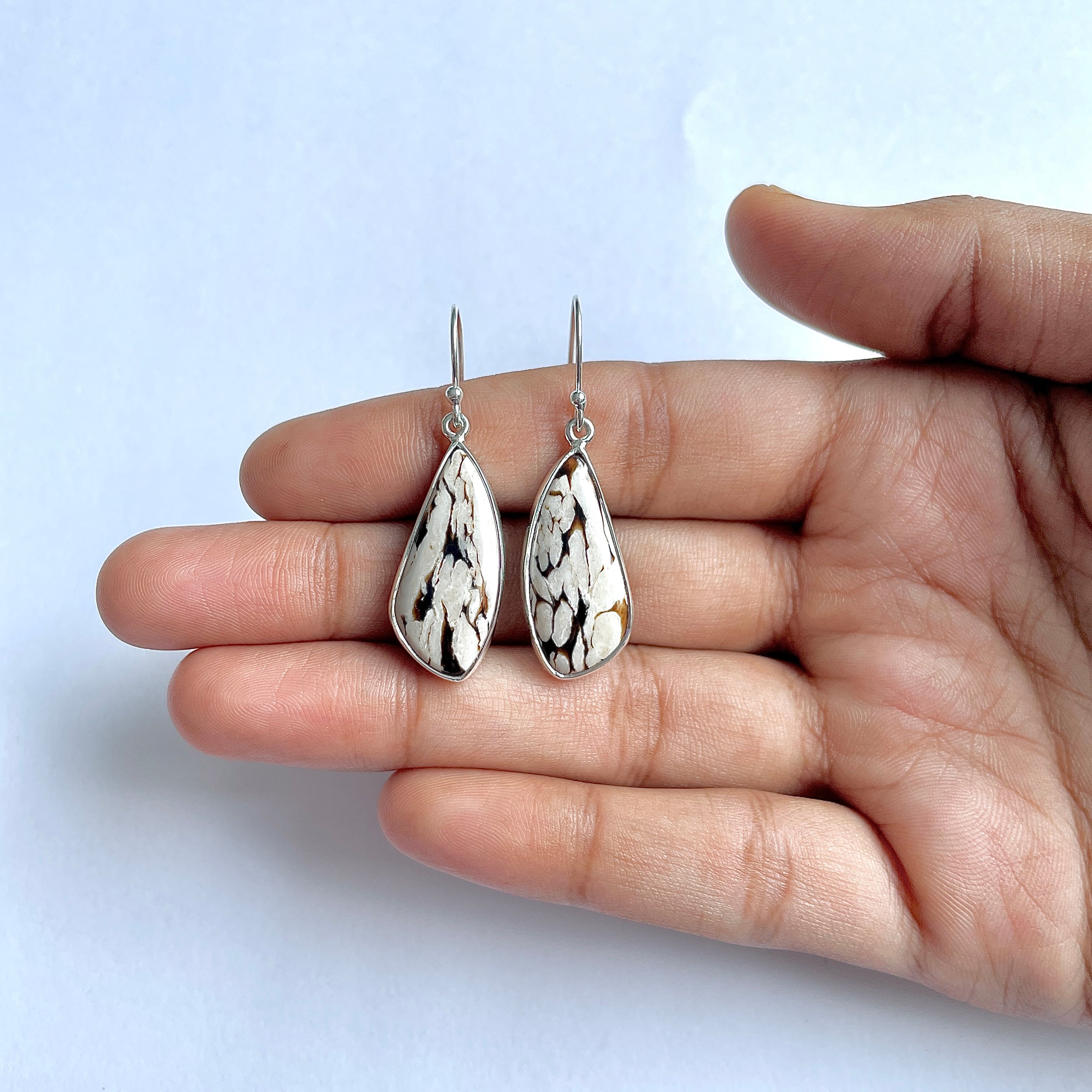 Peanutwood Jasper Earring-(PWJ-3-18)