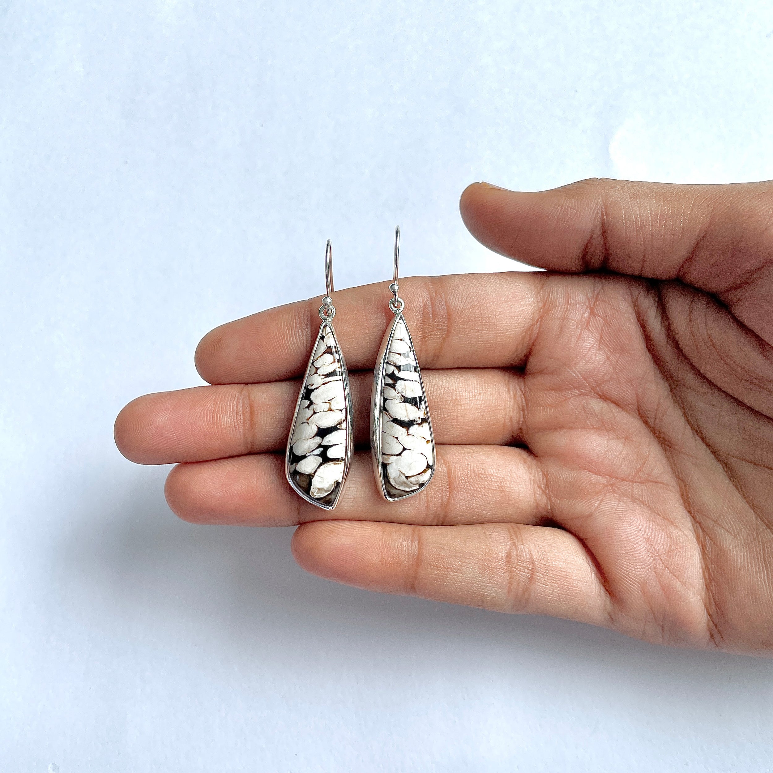 Peanutwood Jasper Earring-(PWJ-3-23)