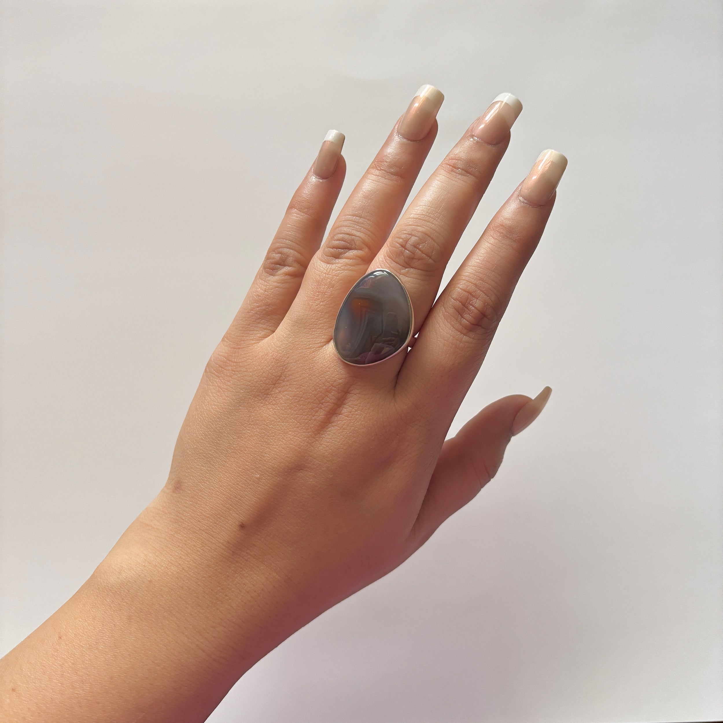 Red Botswana Agate Ring-(RBA-2-11)