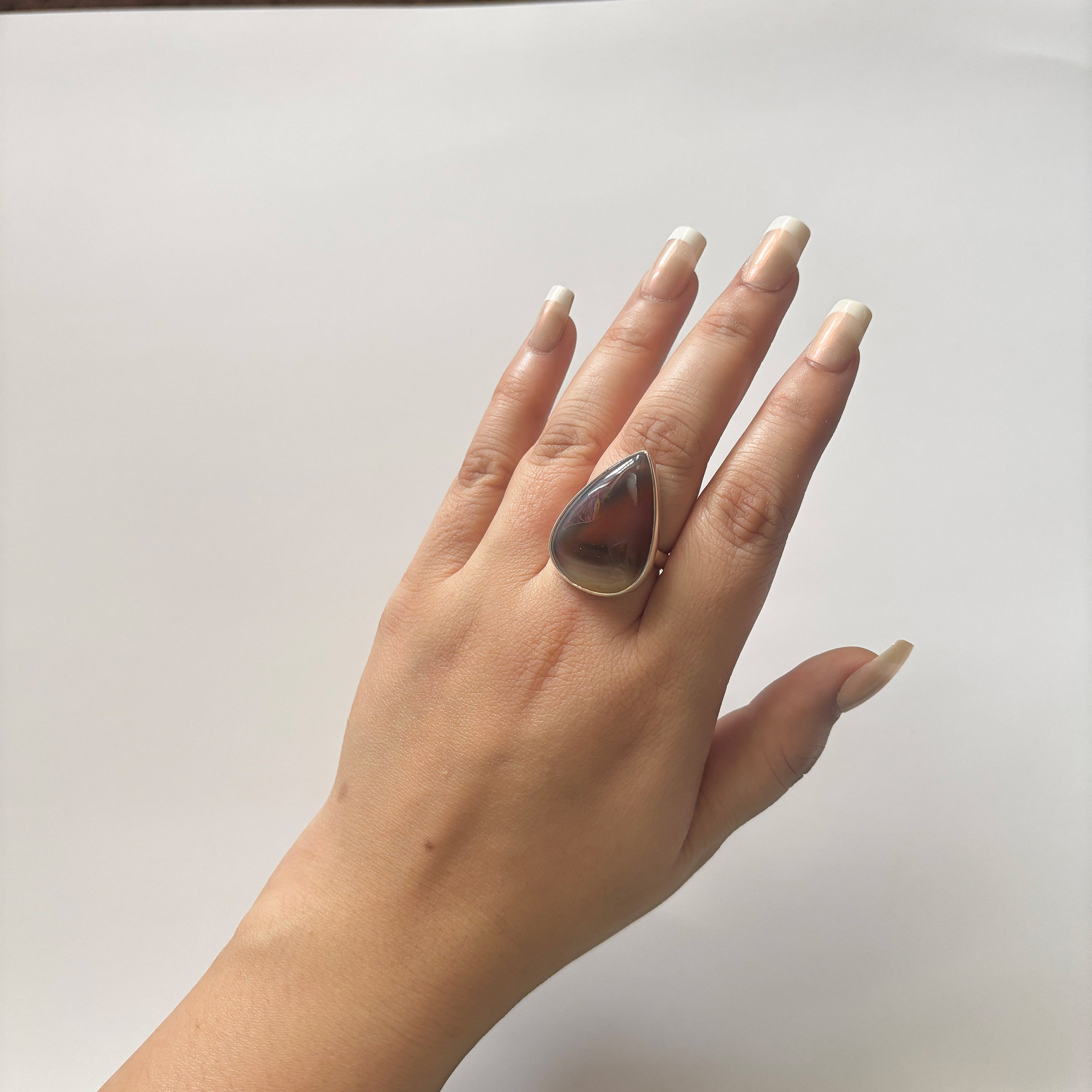 Red Botswana Agate Ring-(RBA-2-12)