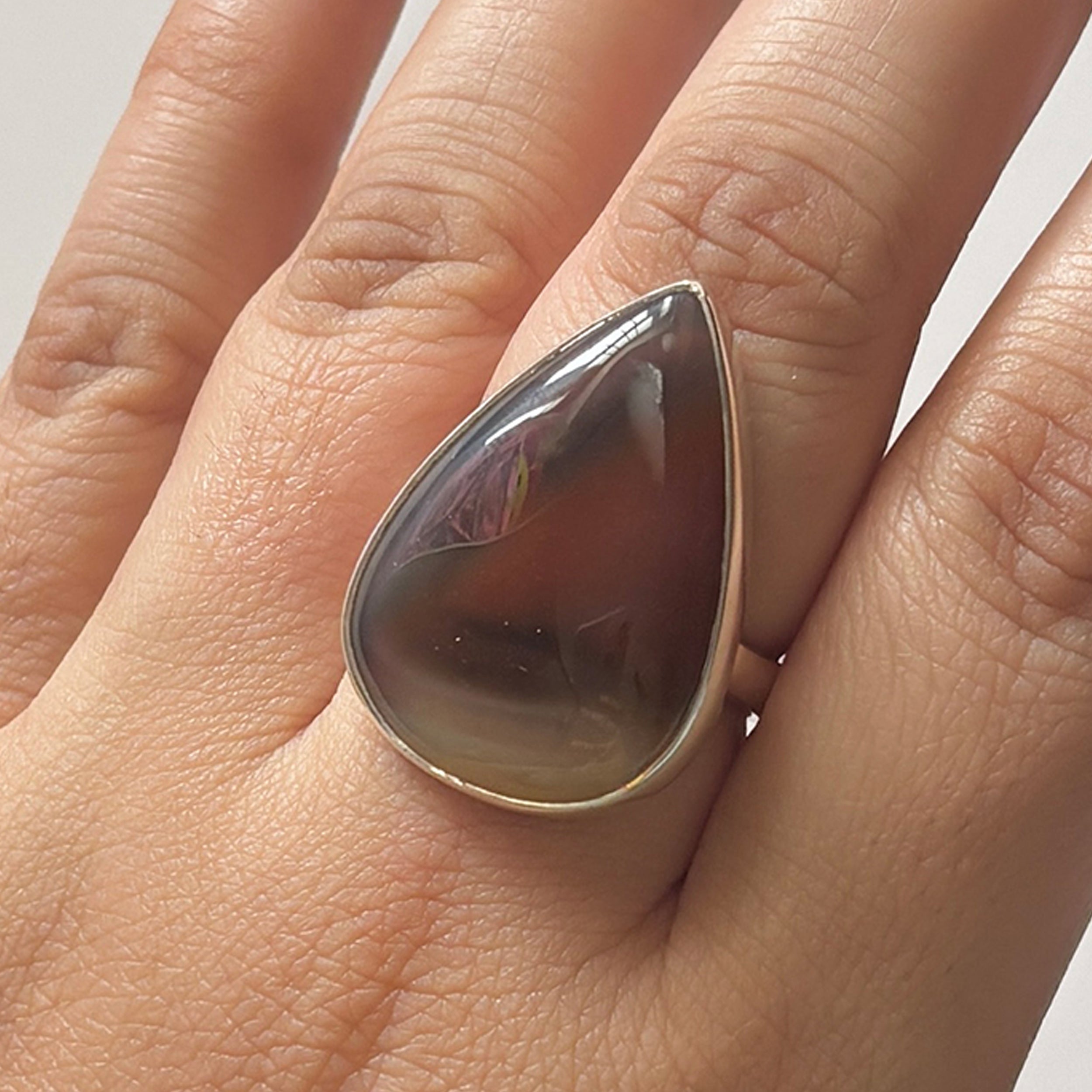 Red Botswana Agate Ring-(RBA-2-12)