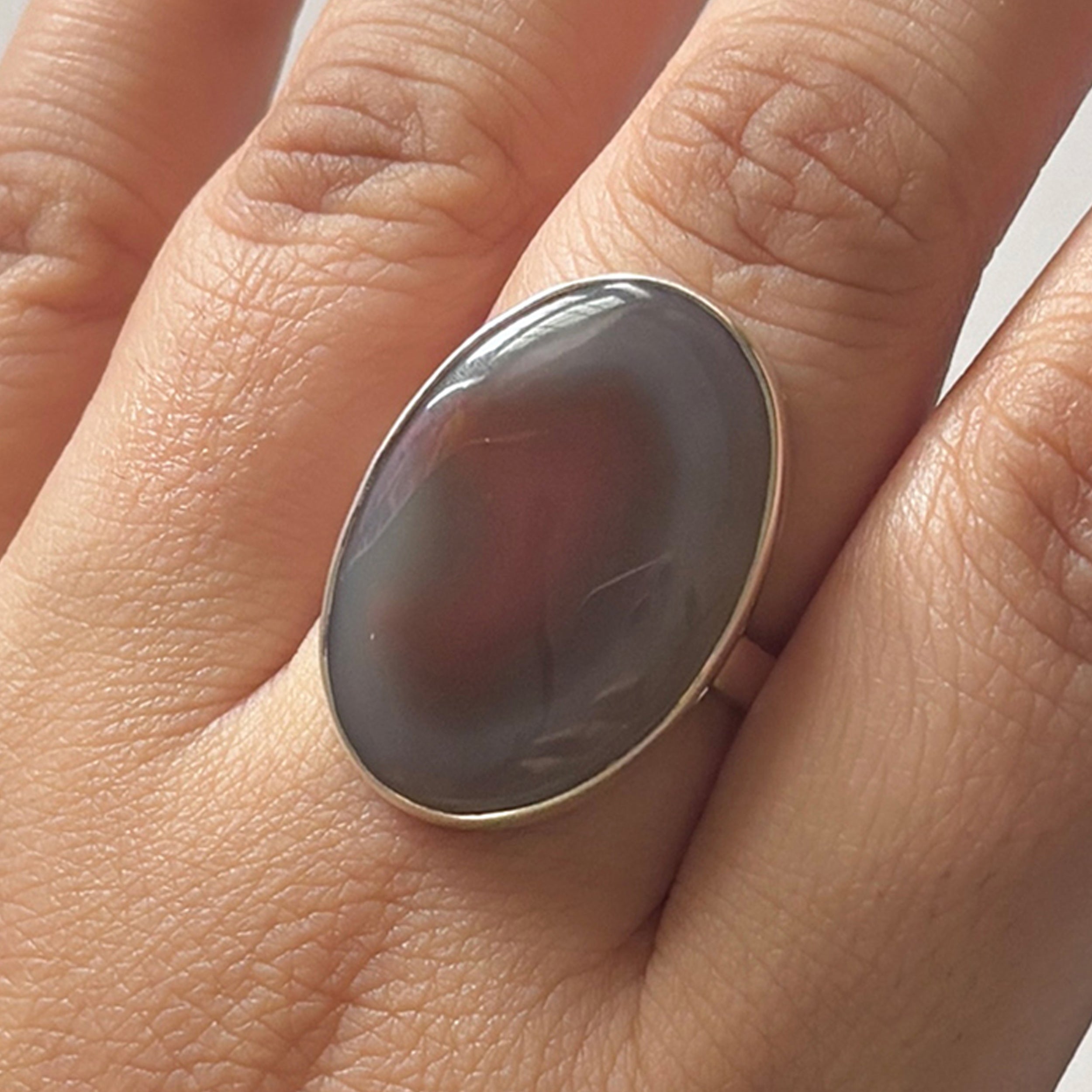 Red Botswana Agate Ring-(RBA-2-14)