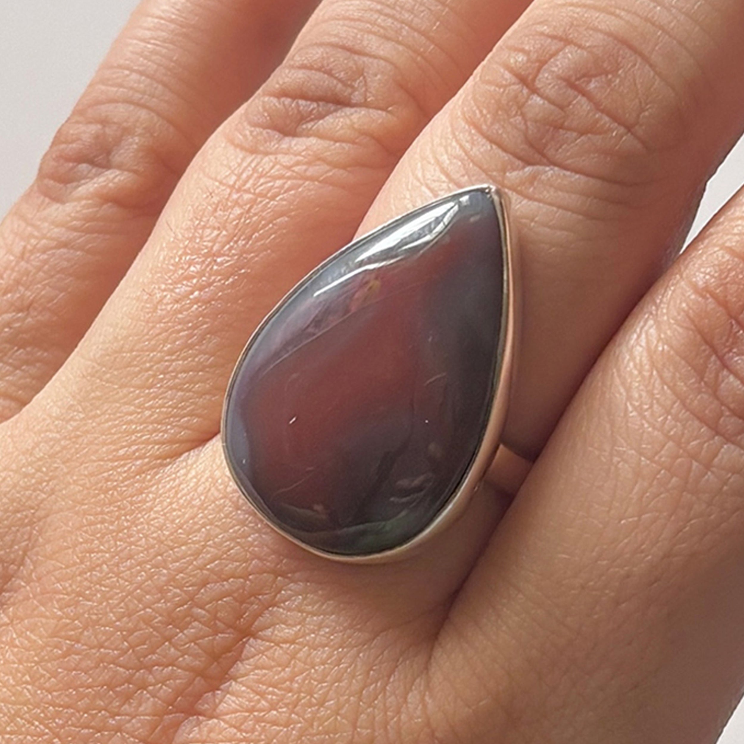 Red Botswana Agate Ring-(RBA-2-24)