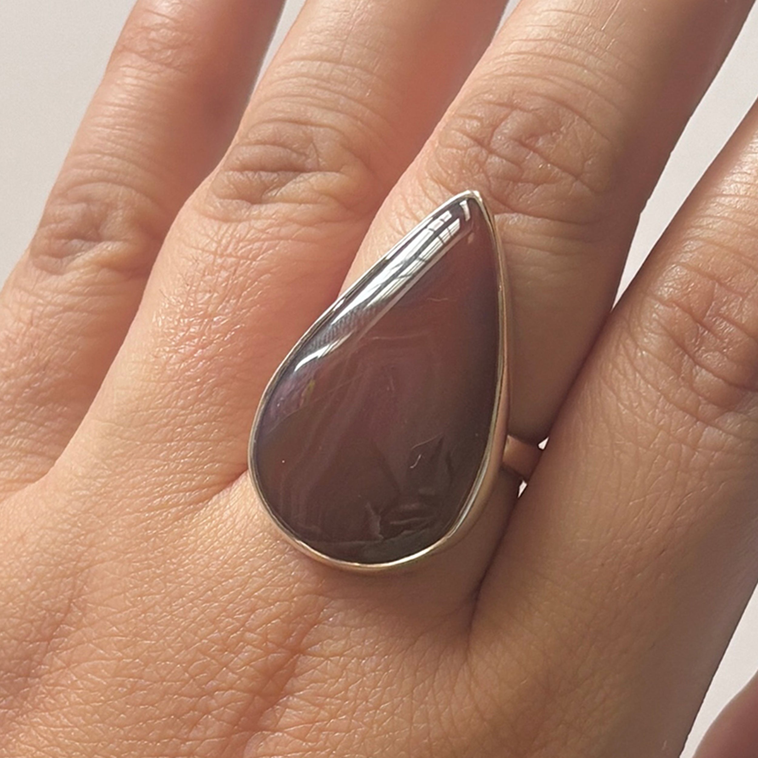 Red Botswana Agate Ring-(RBA-2-25)