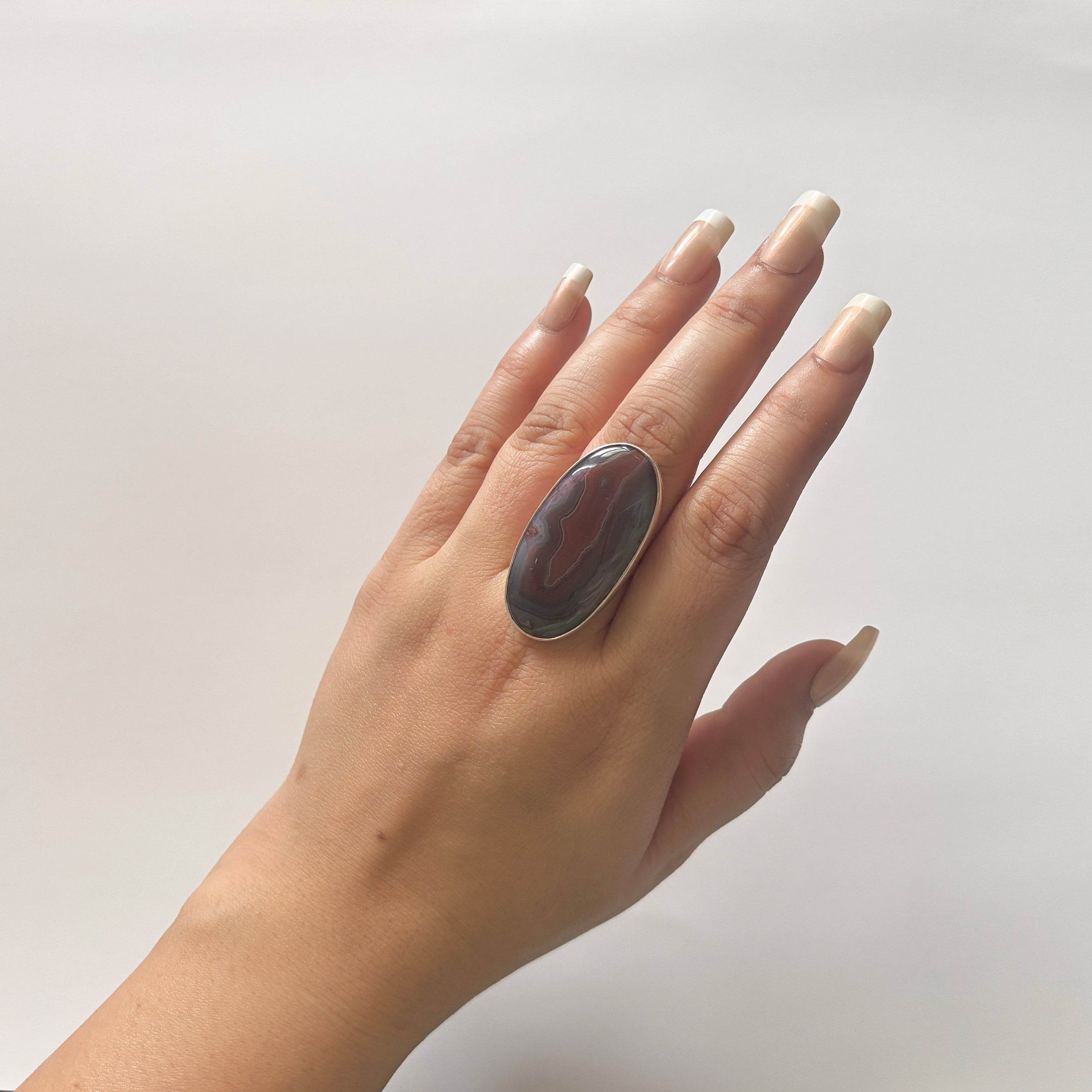 Red Botswana Agate Ring-(RBA-2-30)