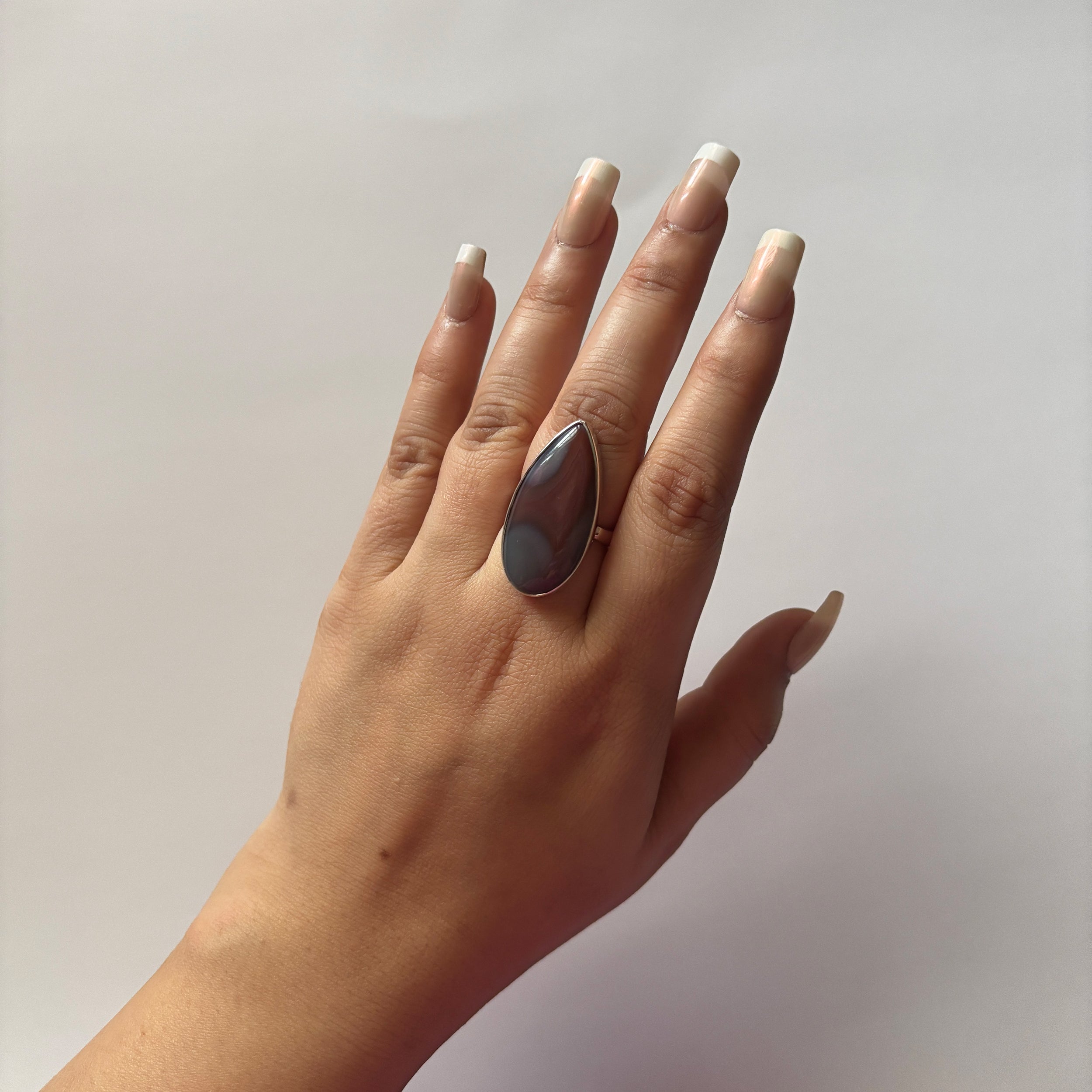 Red Botswana Agate Ring-(RBA-2-34)