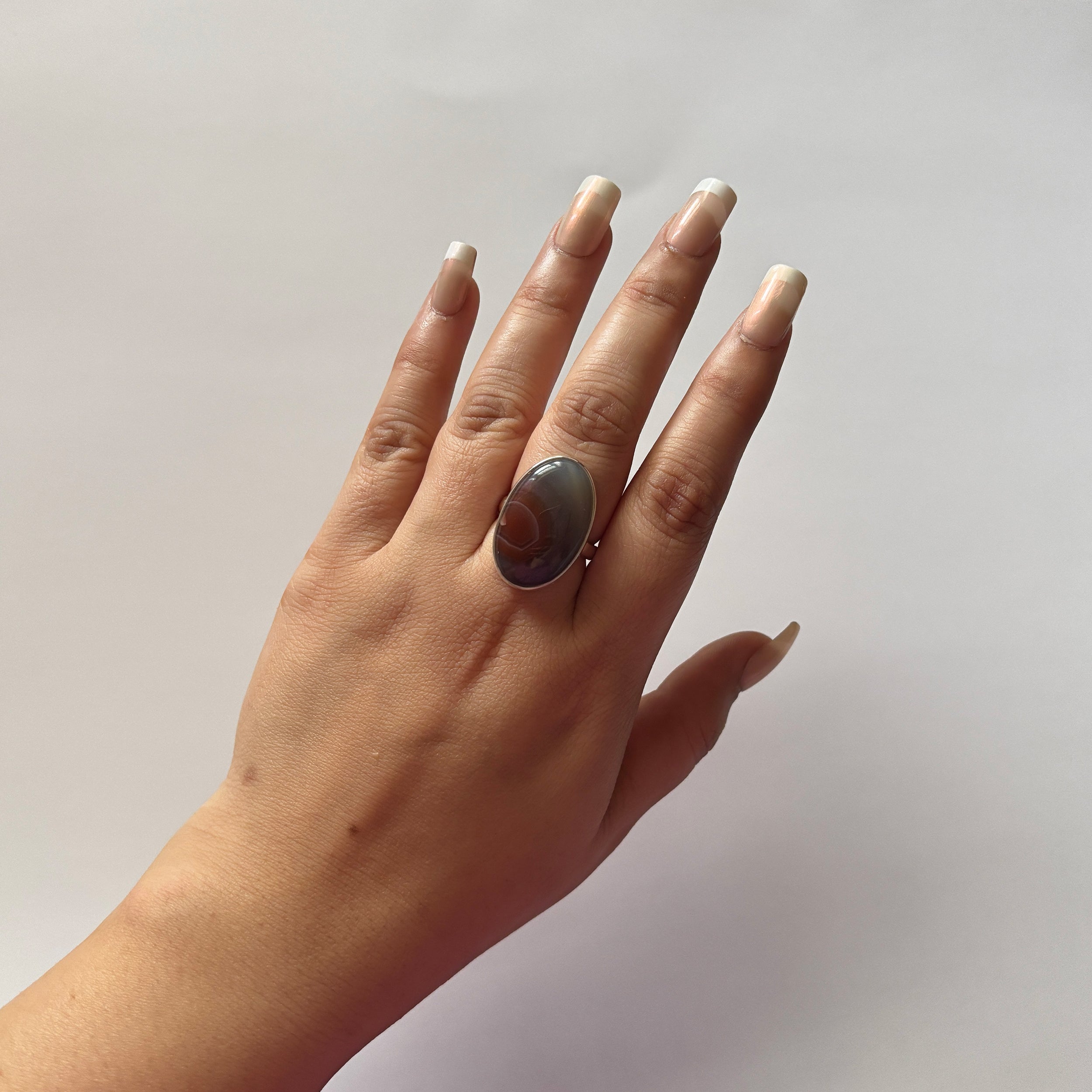 Red Botswana Agate Ring-(RBA-2-4)