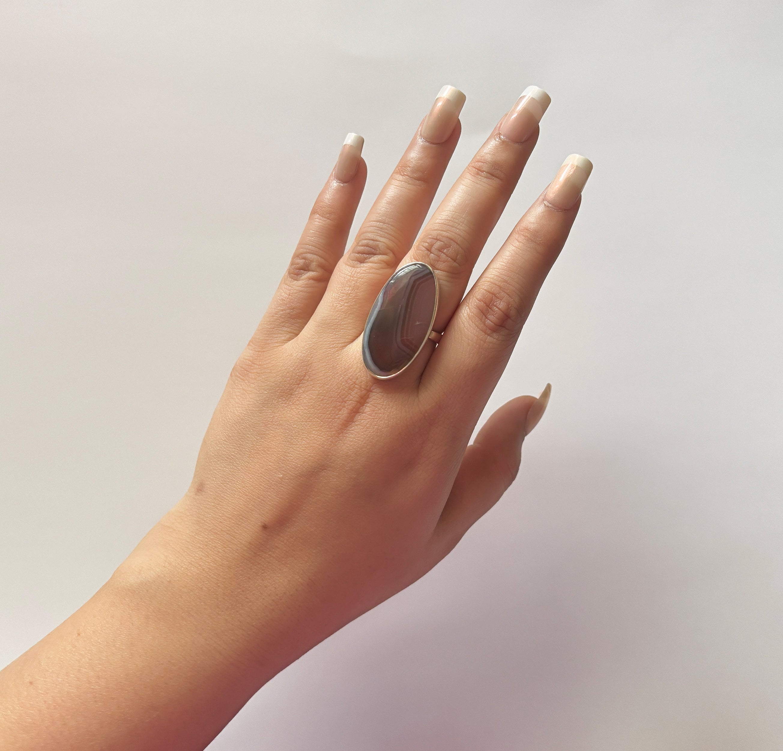 Red Botswana Agate Ring-(RBA-2-41)