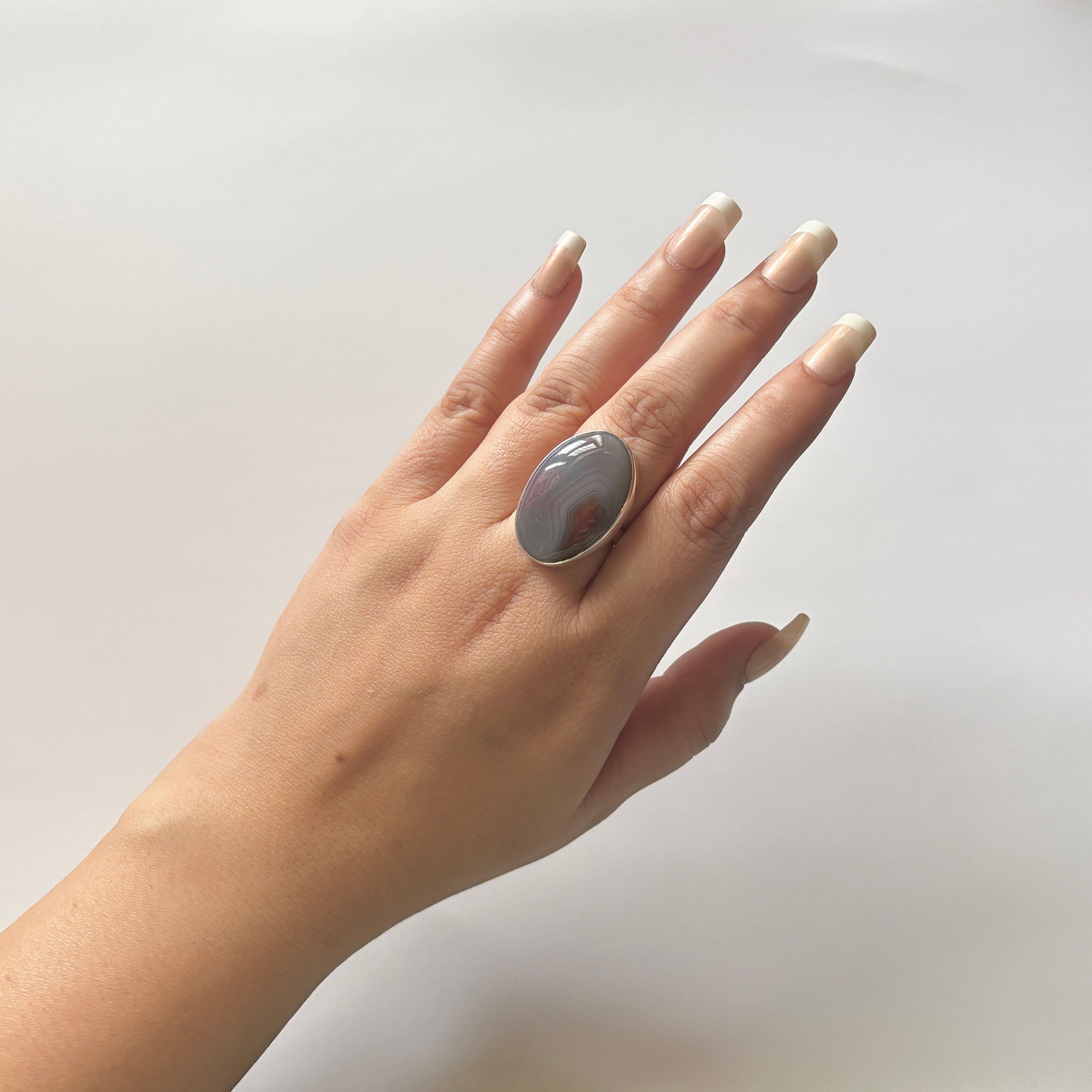 Red Botswana Agate Ring-(RBA-2-44)