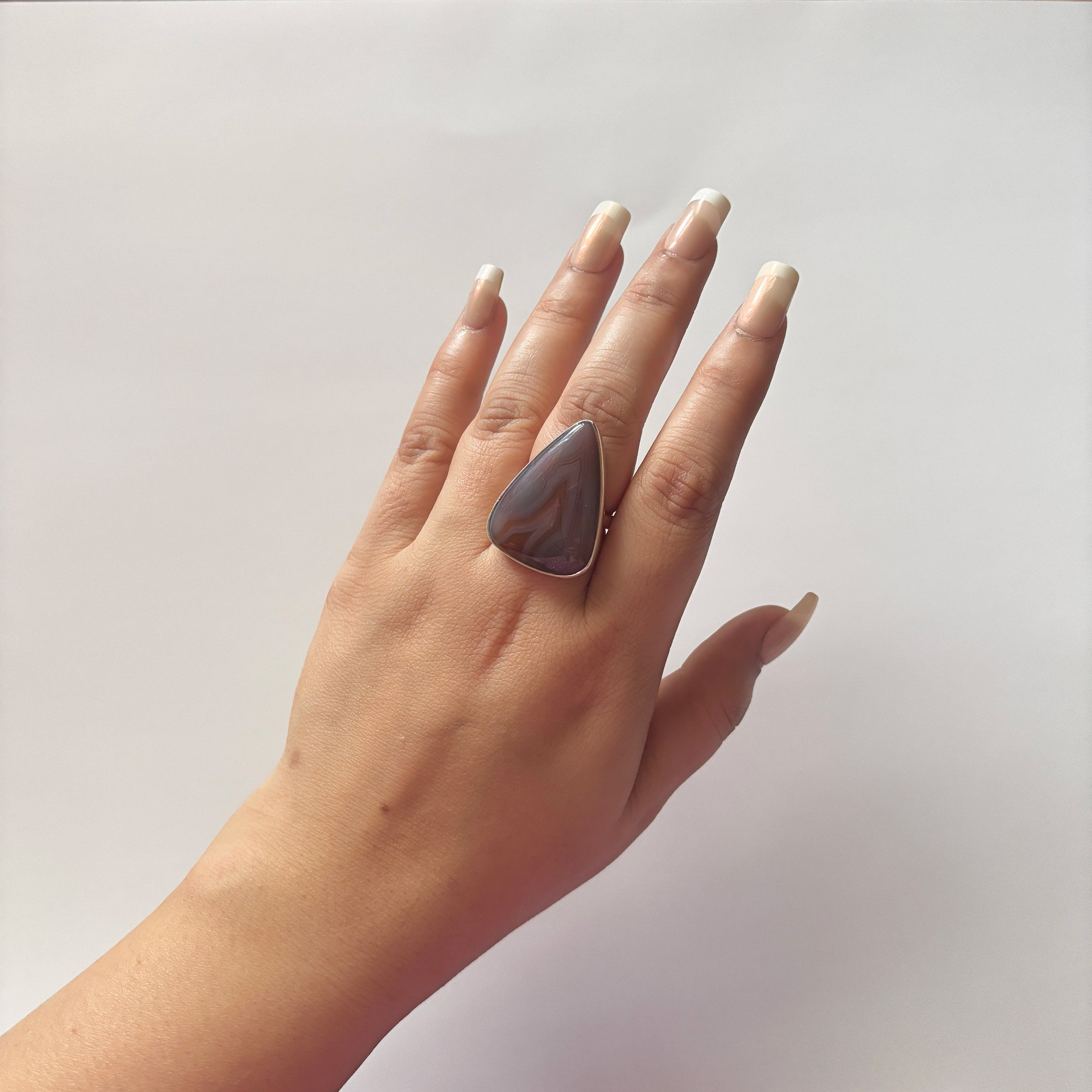 Red Botswana Agate Ring-(RBA-2-49)