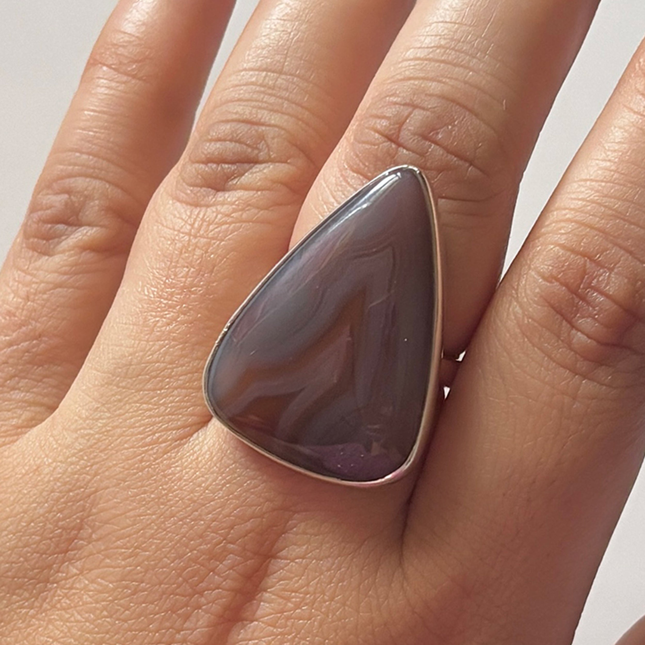 Red Botswana Agate Ring-(RBA-2-49)