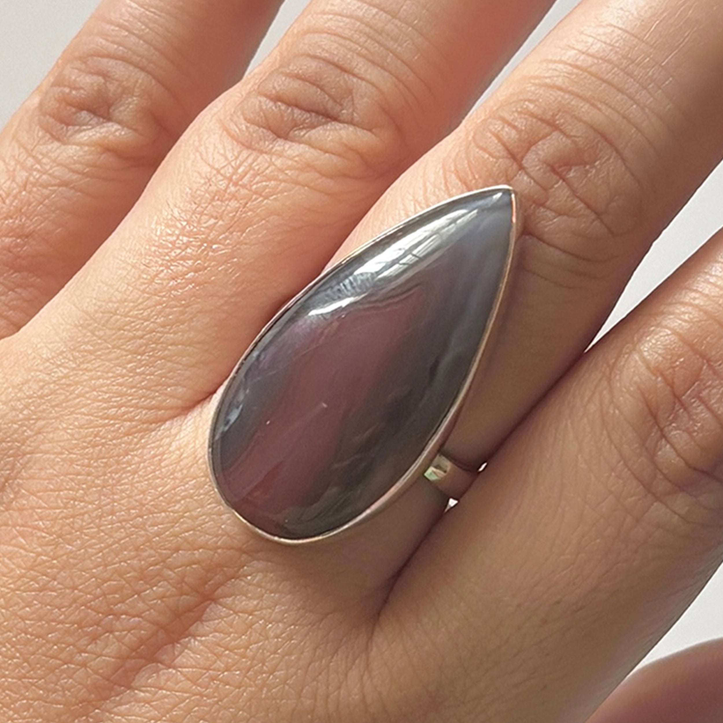 Red Botswana Agate Ring-(RBA-2-8)