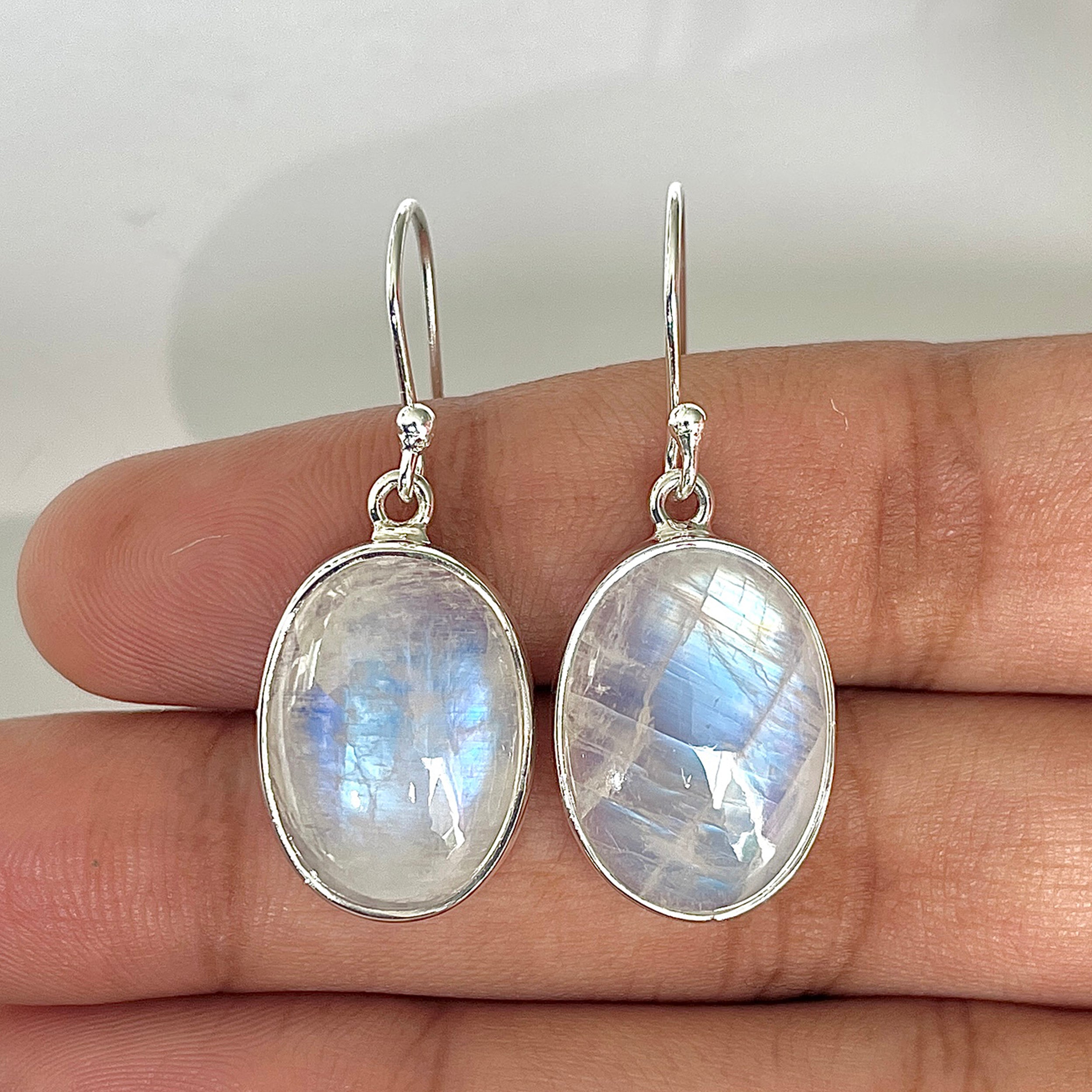 Moonstone Earring-(RBM-3-5)