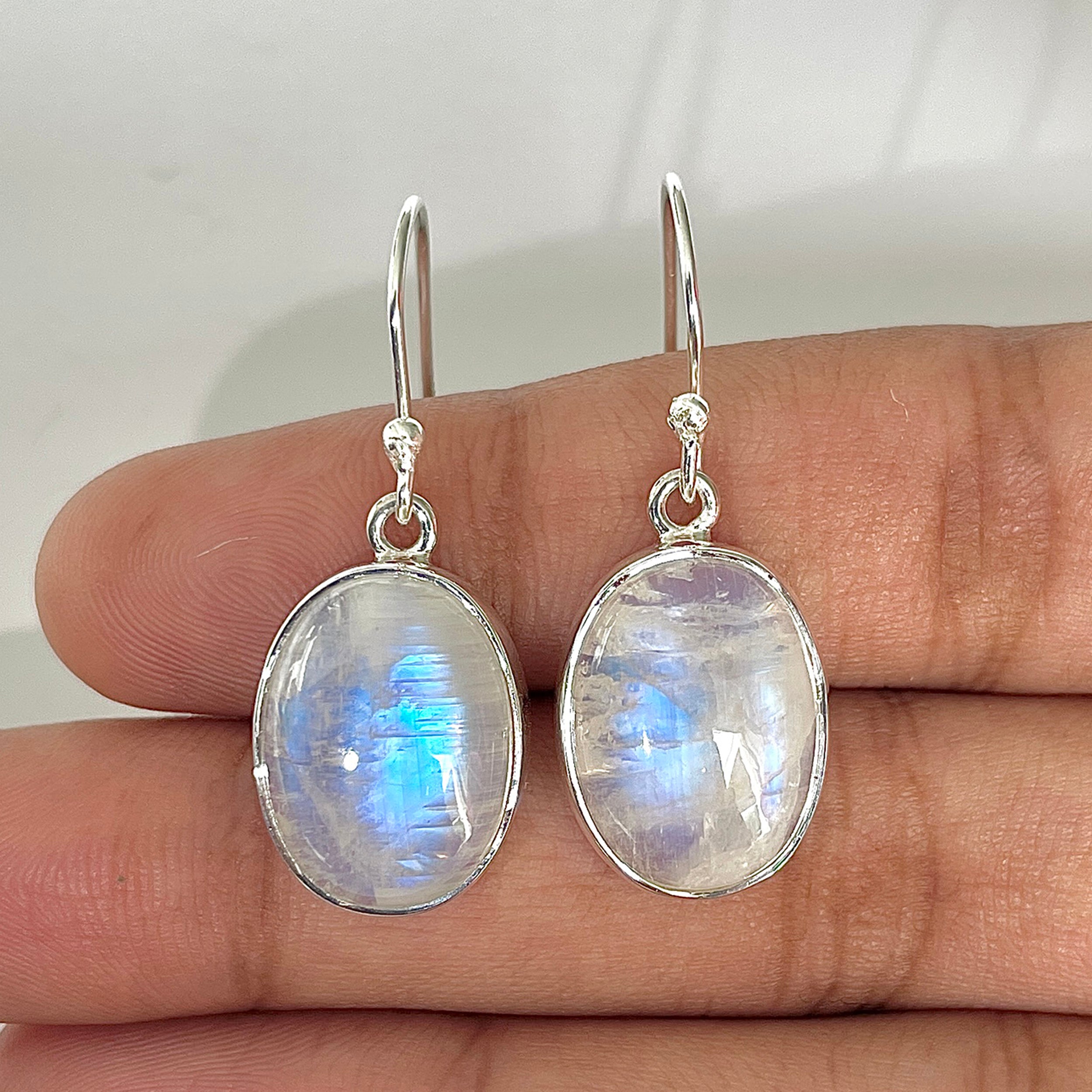 Moonstone Earring-(RBM-3-6)