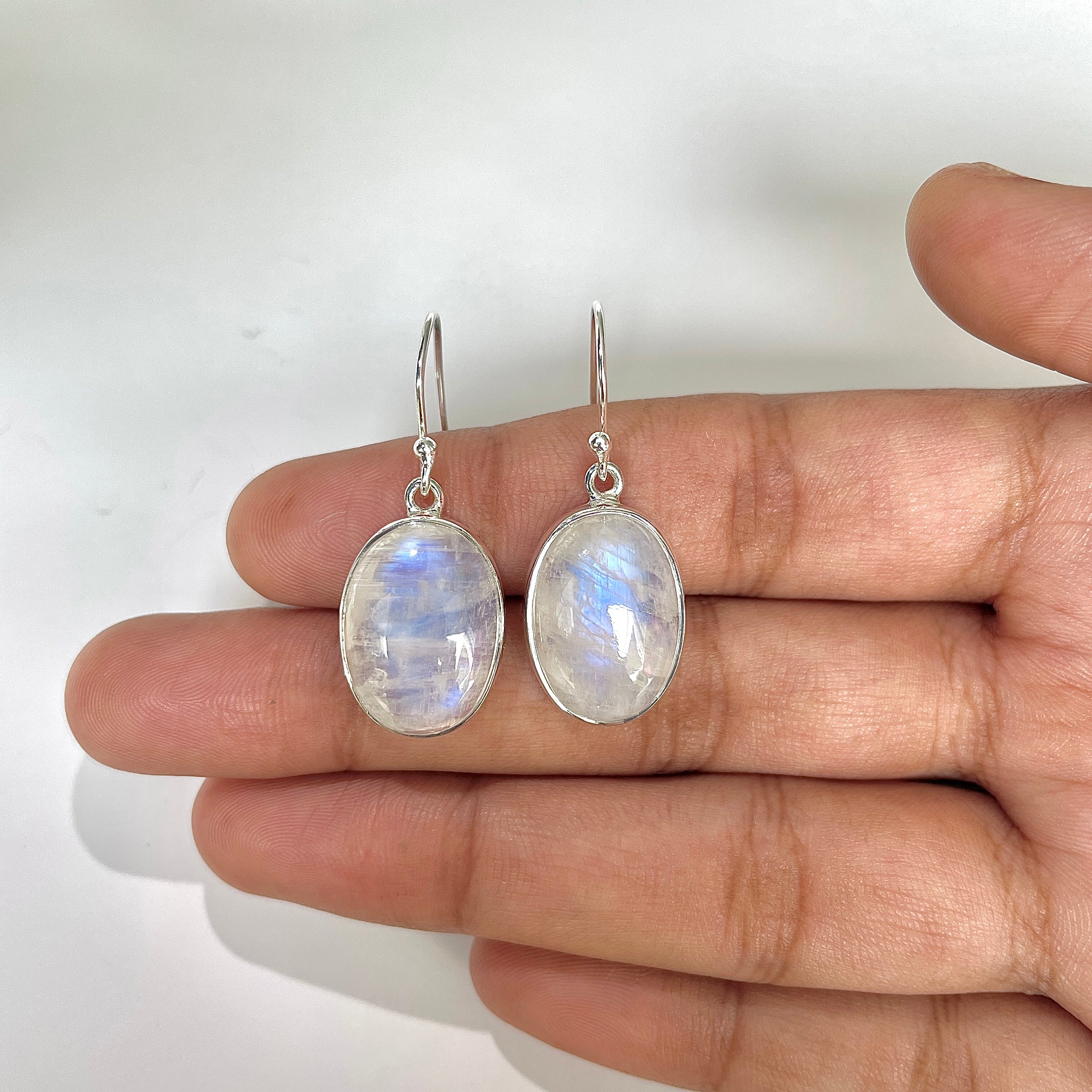 Moonstone Earring-(RBM-3-7)