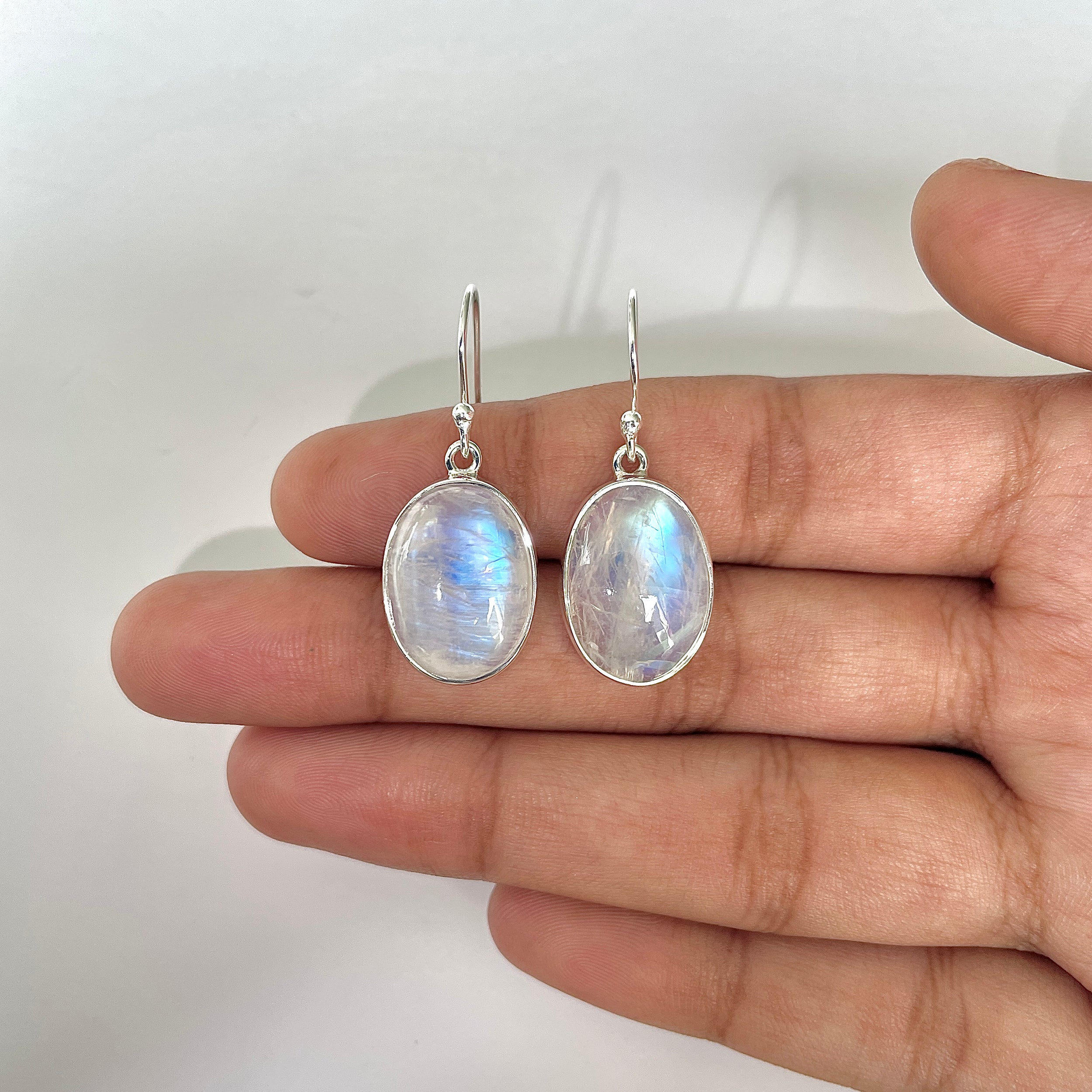 Moonstone Earring-(RBM-3-8)