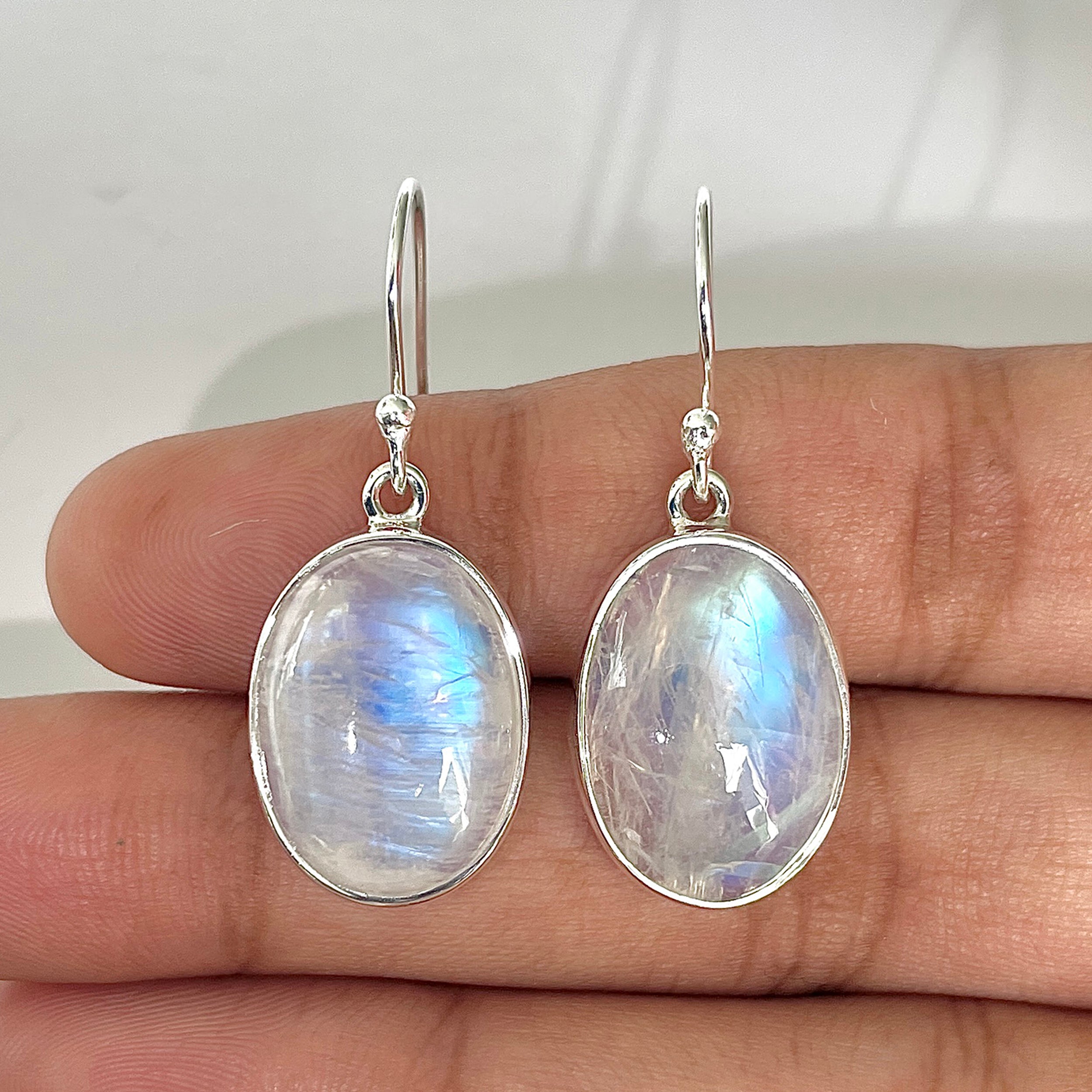 Moonstone Earring-(RBM-3-8)
