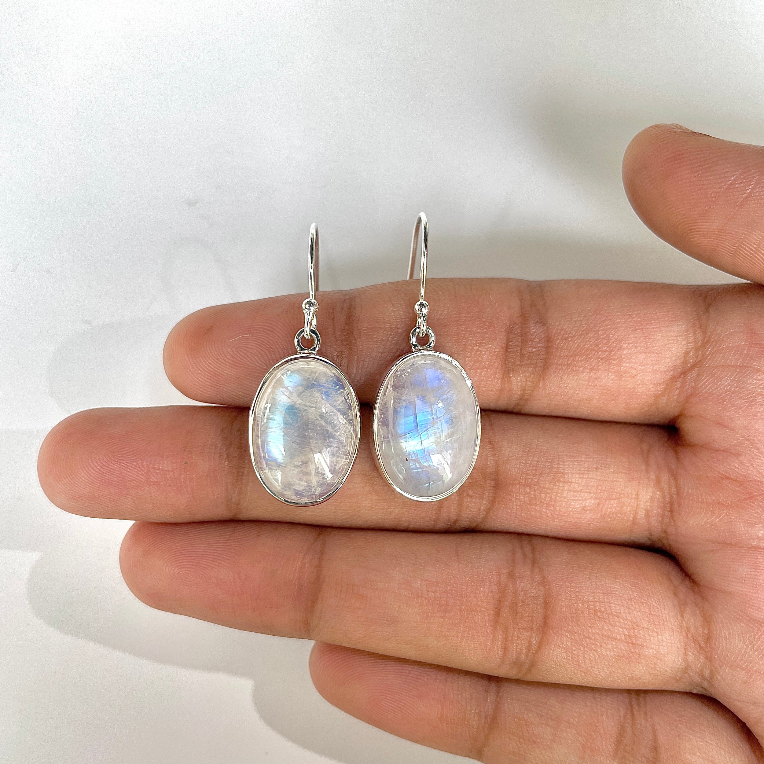 Moonstone Earring-(RBM-3-9)