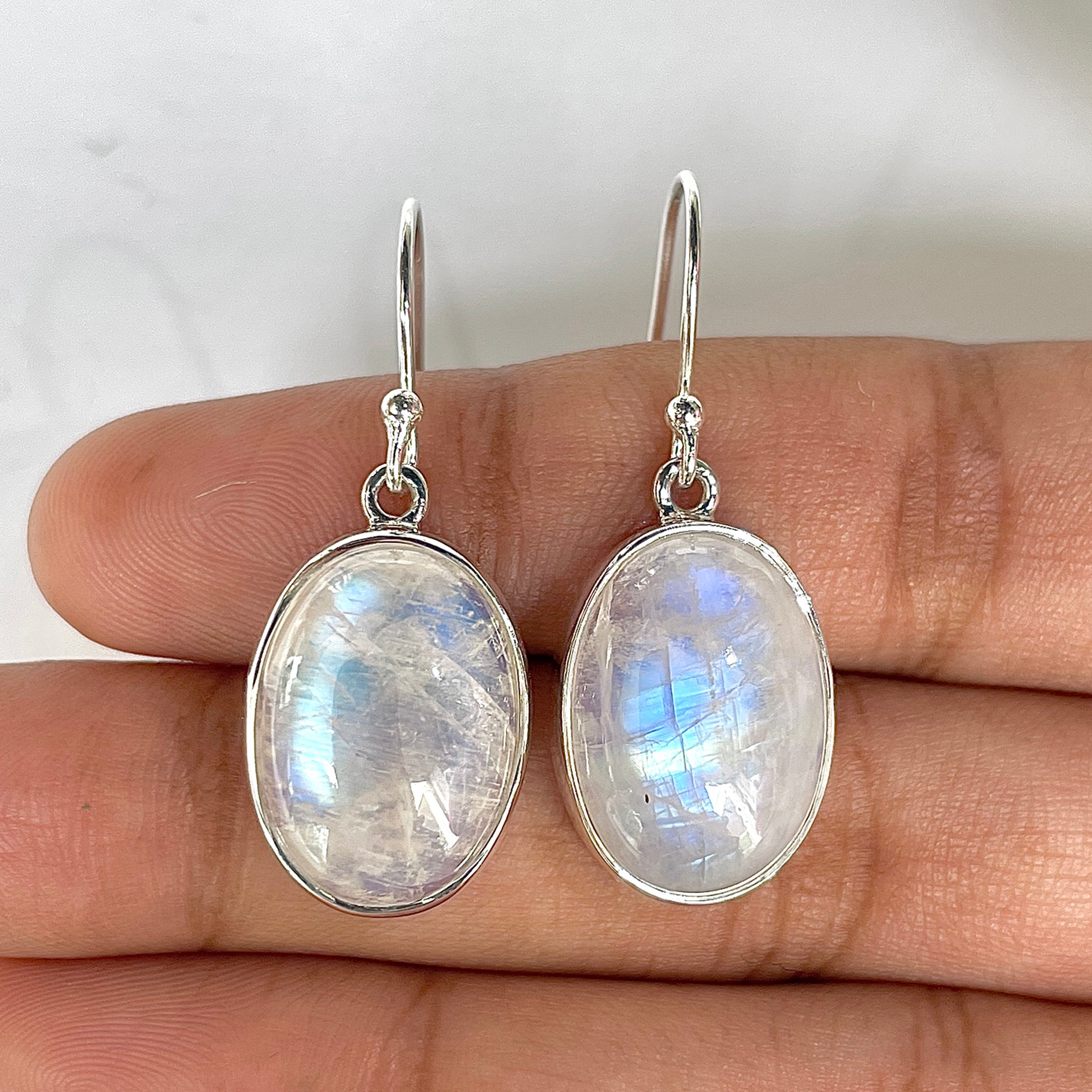 Moonstone Earring-(RBM-3-9)