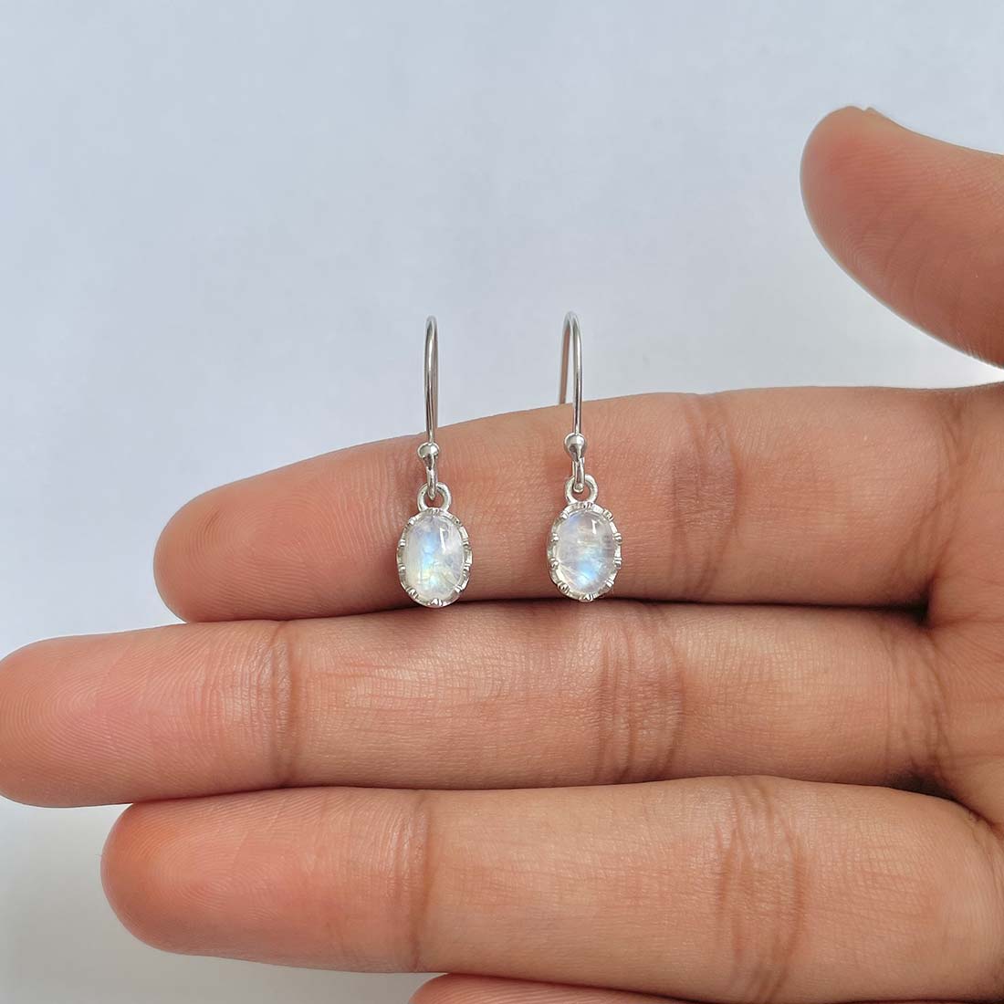 Moonstone Earring-(RBM-RDE-1009)