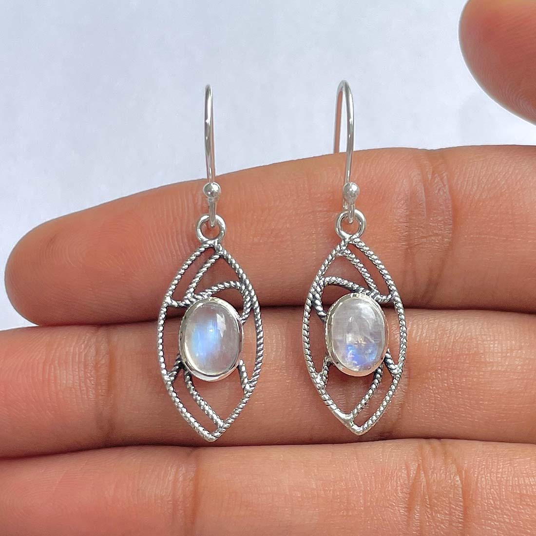 Moonstone Earring-(RBM-RDE-183)