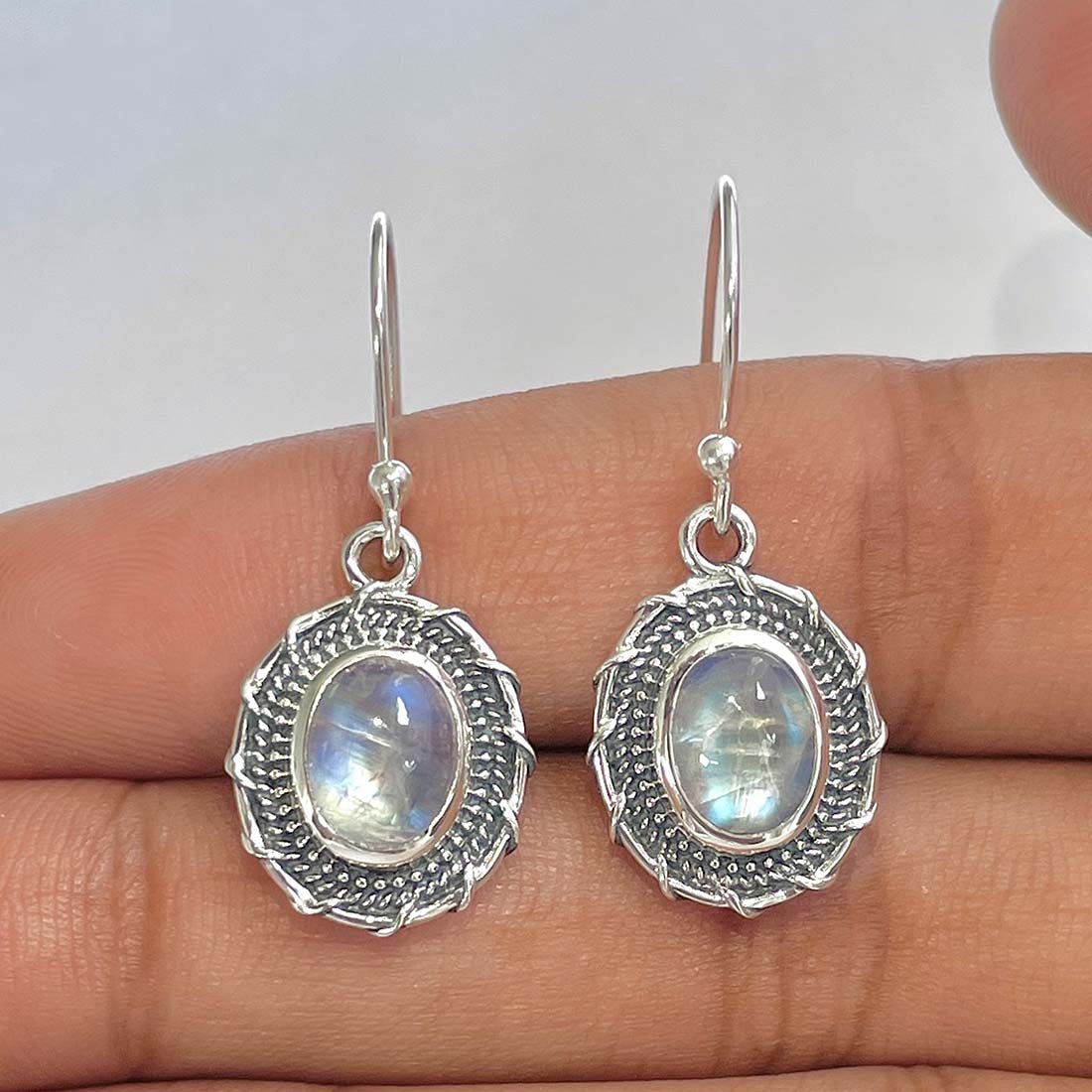 Moonstone Earring-(RBM-RDE-186)
