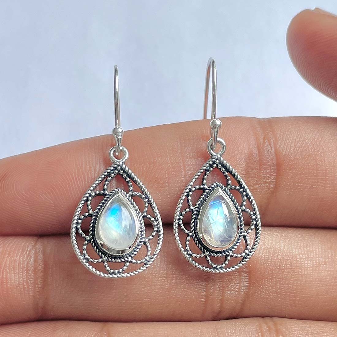 Moonstone Earring-(RBM-RDE-196)