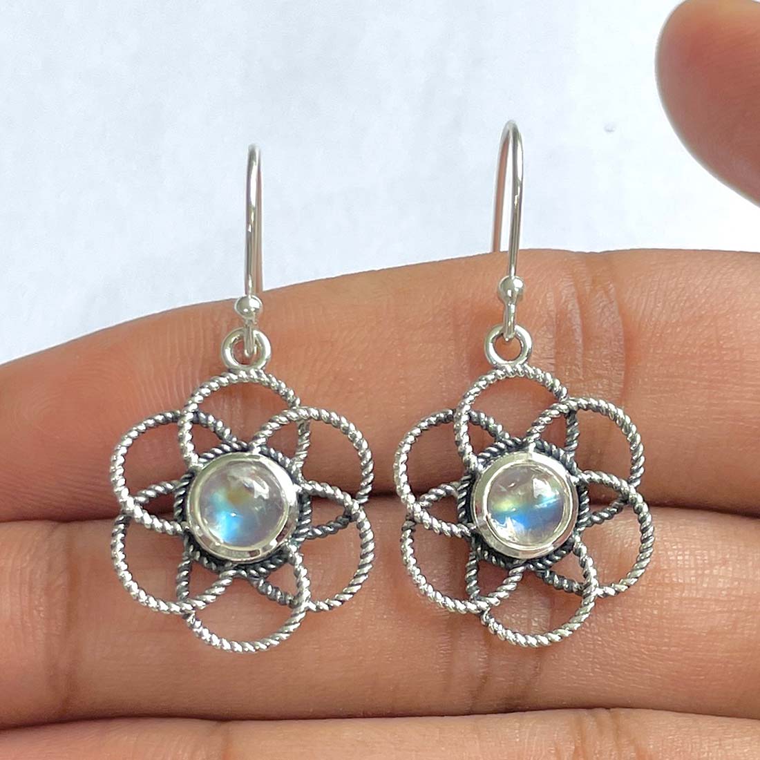 Moonstone Earring-(RBM-RDE-205)