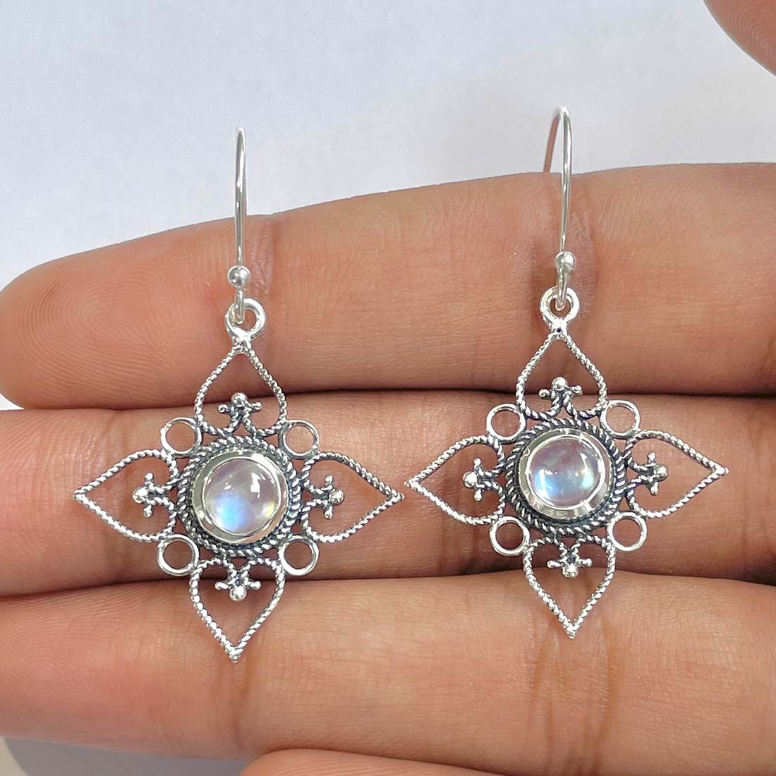 Moonstone Earring-(RBM-RDE-206)