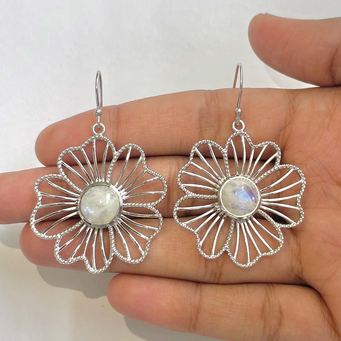 Moonstone Earring-(RBM-RDE-59)