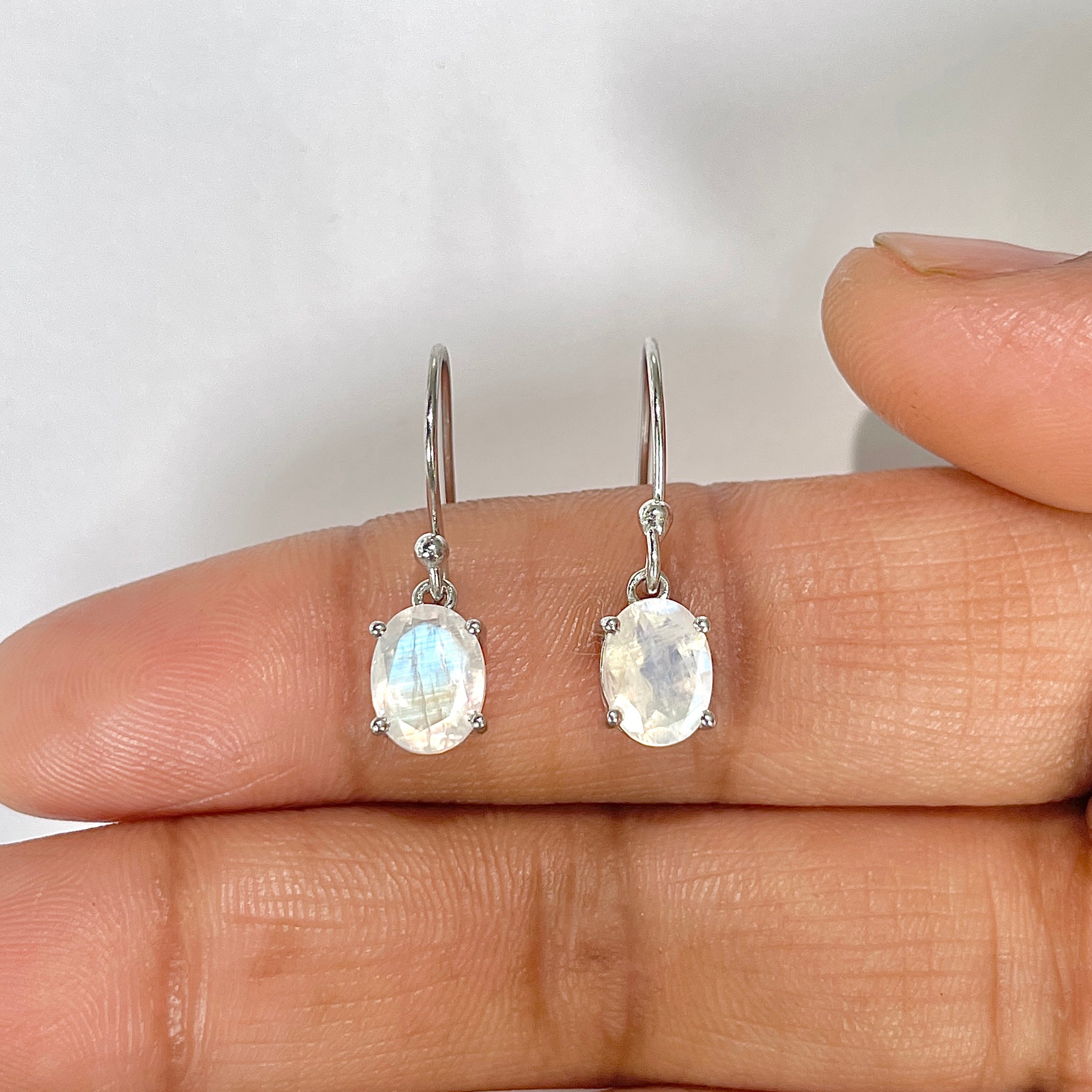 Moonstone Stud Earring-(RBM-RDE-673)
