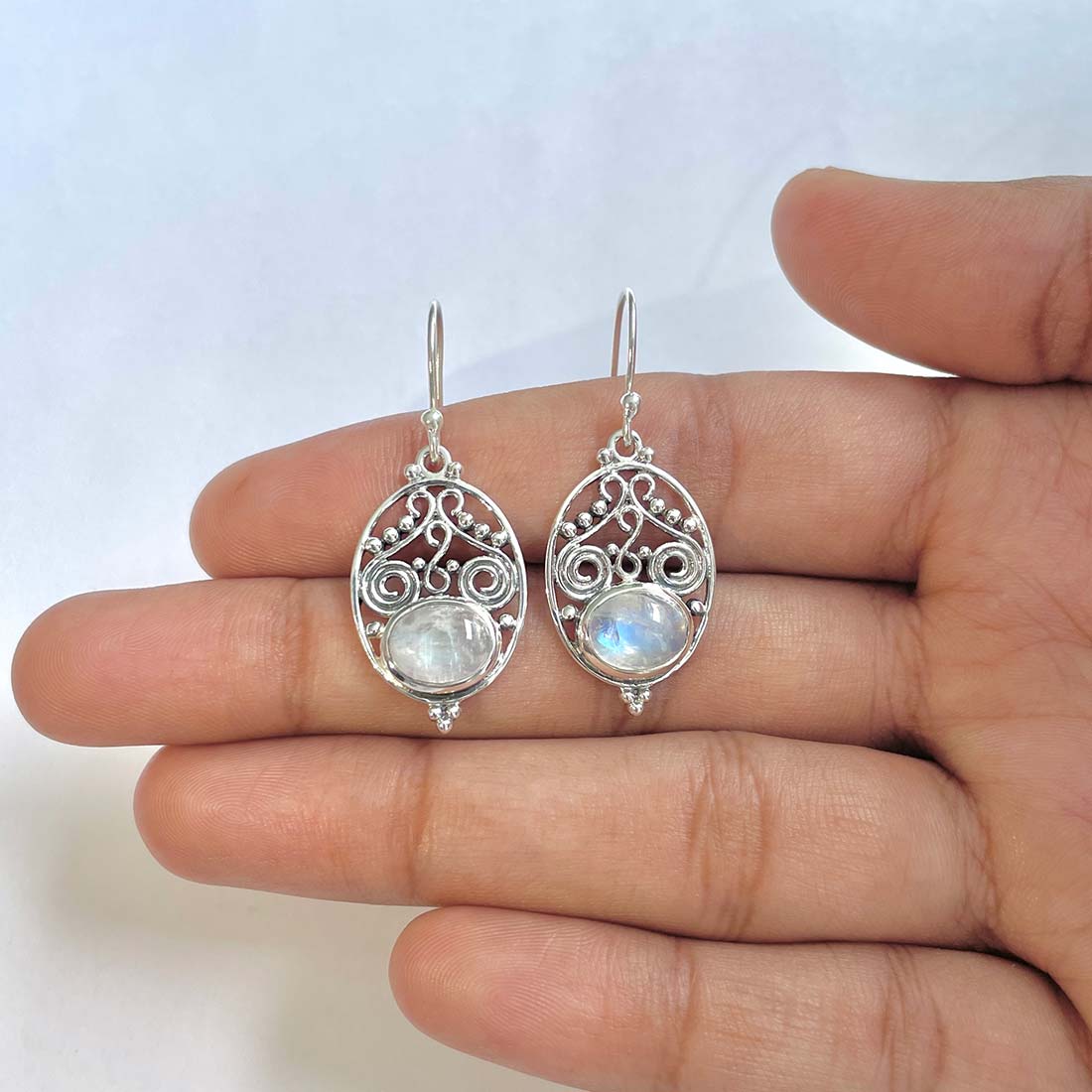 Moonstone Earring-(RBM-RDE-83)