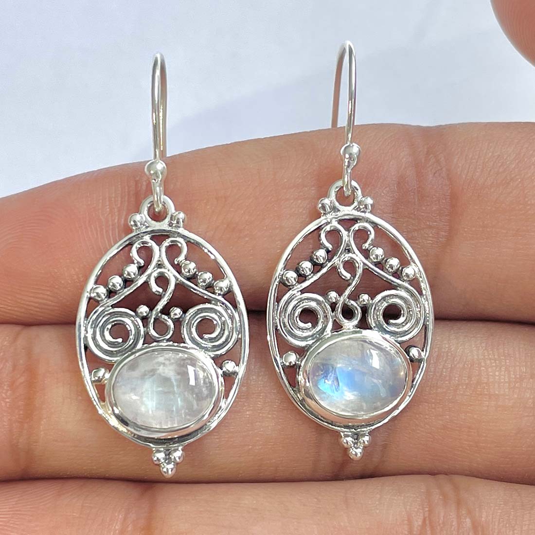 Moonstone Earring-(RBM-RDE-83)